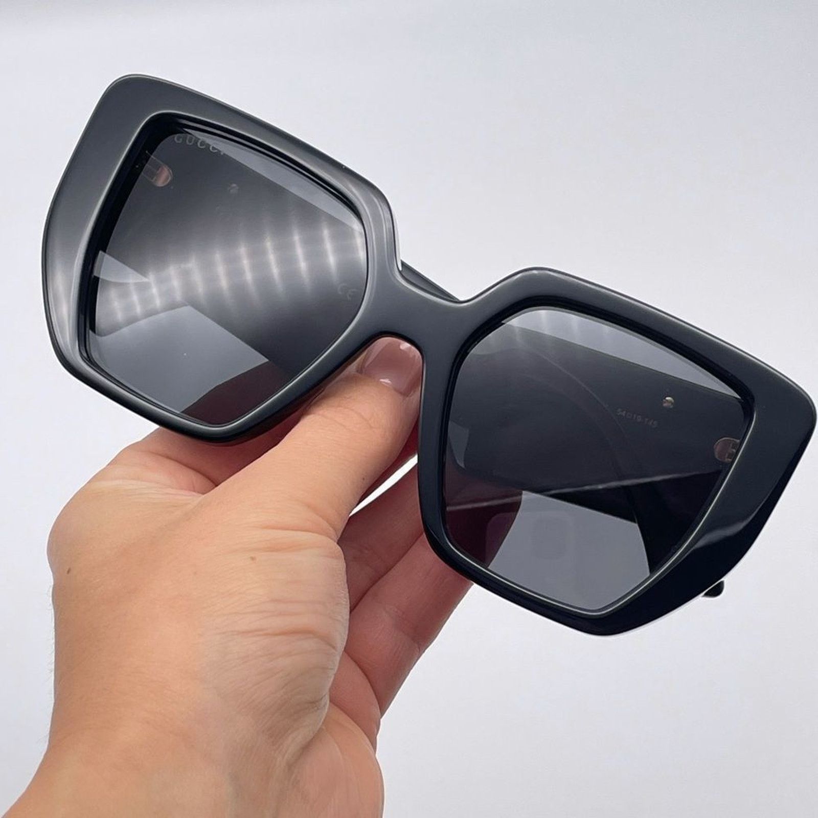 Gucci BRAND NEW GUCCI GG0956S 003 Women Black/Grey Sunglasses Size ONE SIZE - 9 Thumbnail