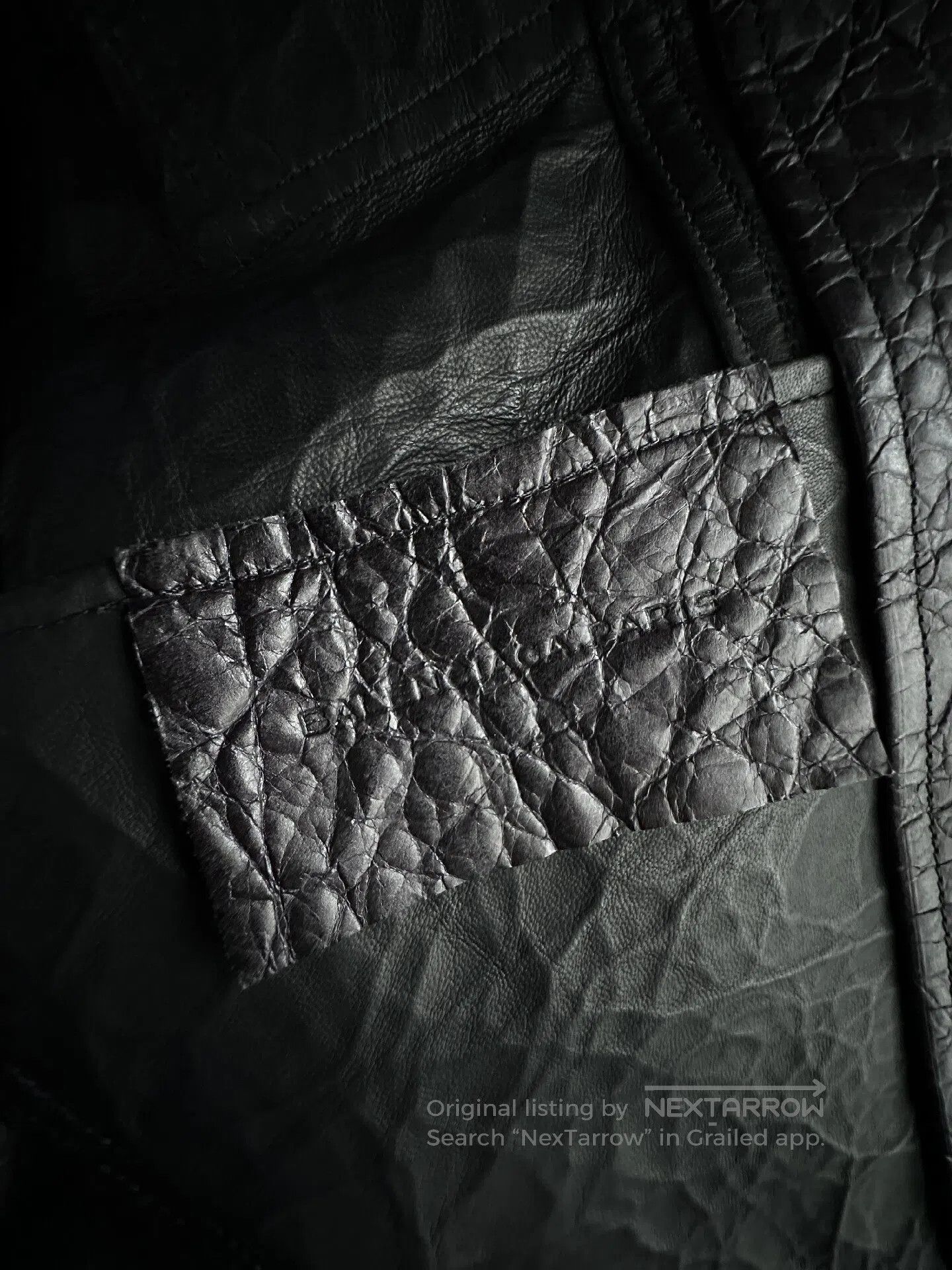 Balenciaga Balenciaga size48 10aw Pulp Leather Jacket| Size US M / EU 48-50 / 2 - 5 Thumbnail
