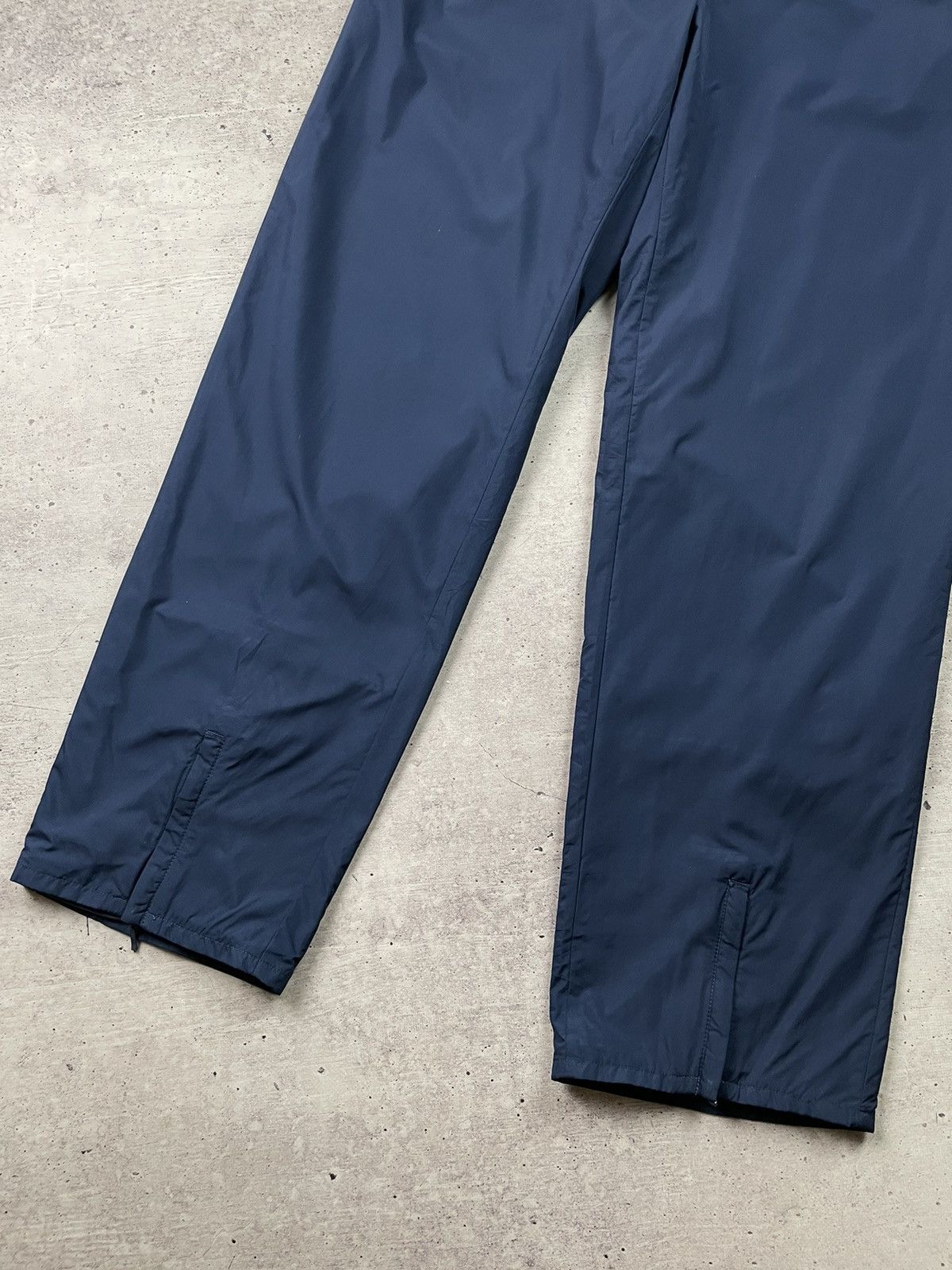 Nike × Vintage Vintage Nike Track Pants Navy Blue Nylon Joggers Y2k Size US 33 - 4 Thumbnail