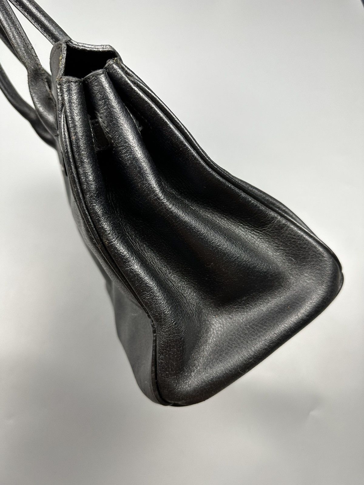Handmade Hermes Birkin Inspired Custom Leather Handmade Bag Size ONE SIZE - 9 Thumbnail