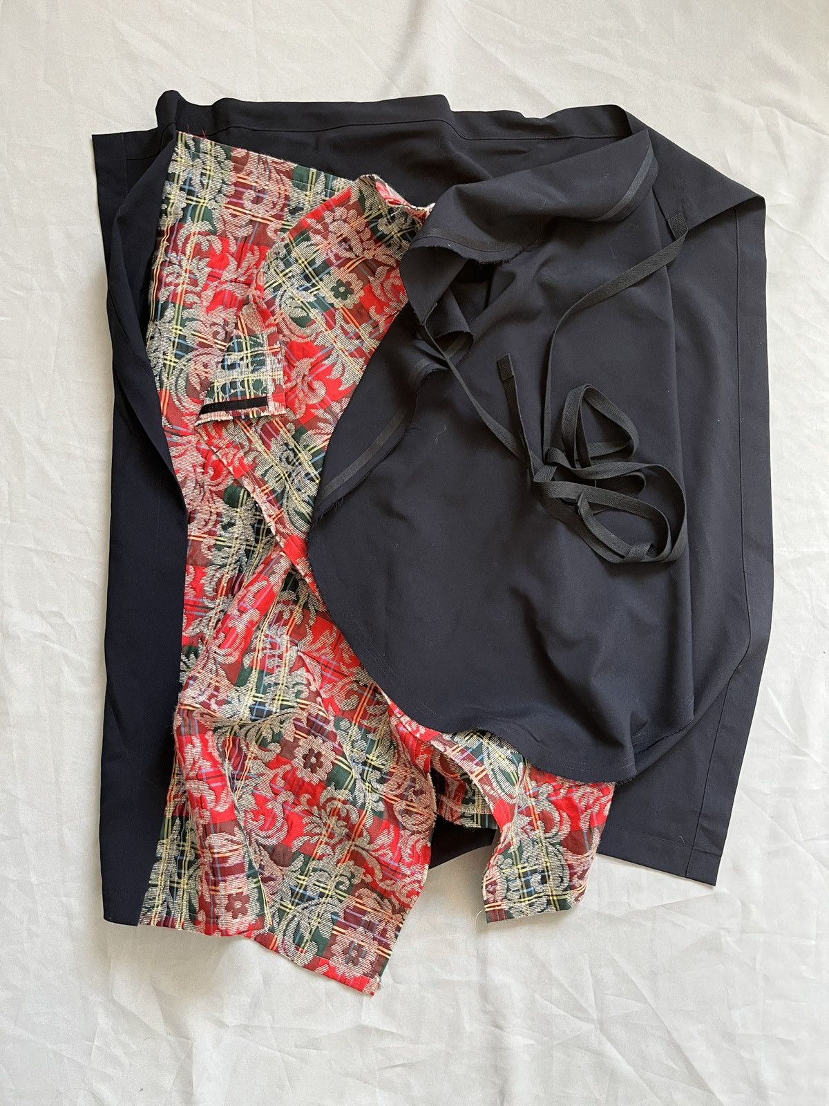 Comme des Garcons × Junya Watanabe Junya Watanabe Comme des Garcons Deconstructed Wrap Skirt Size 27" / US 4 / IT 40 - 10 Thumbnail