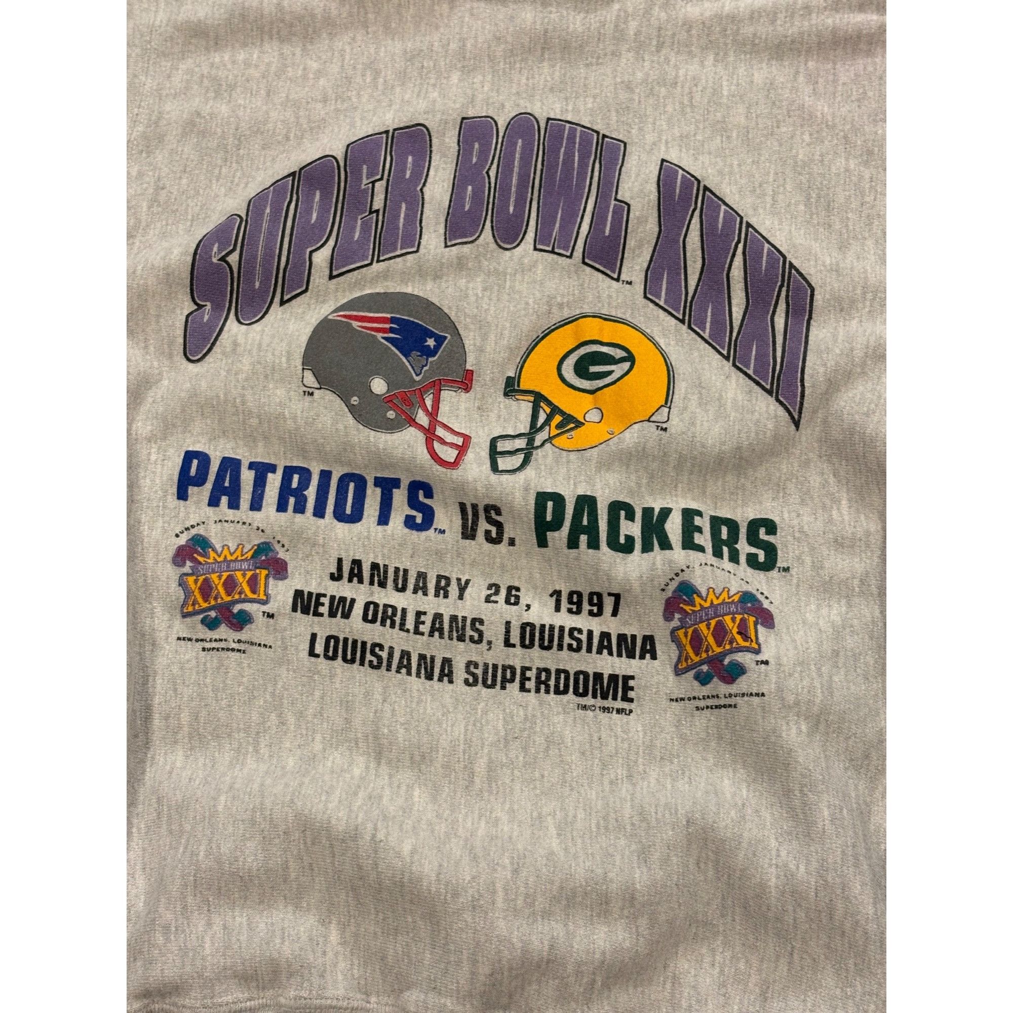 Champion Vintage Champion Reverse Super Bowl XXXI Patriots vs Packers Size US L / EU 52-54 / 3 - 5 Thumbnail