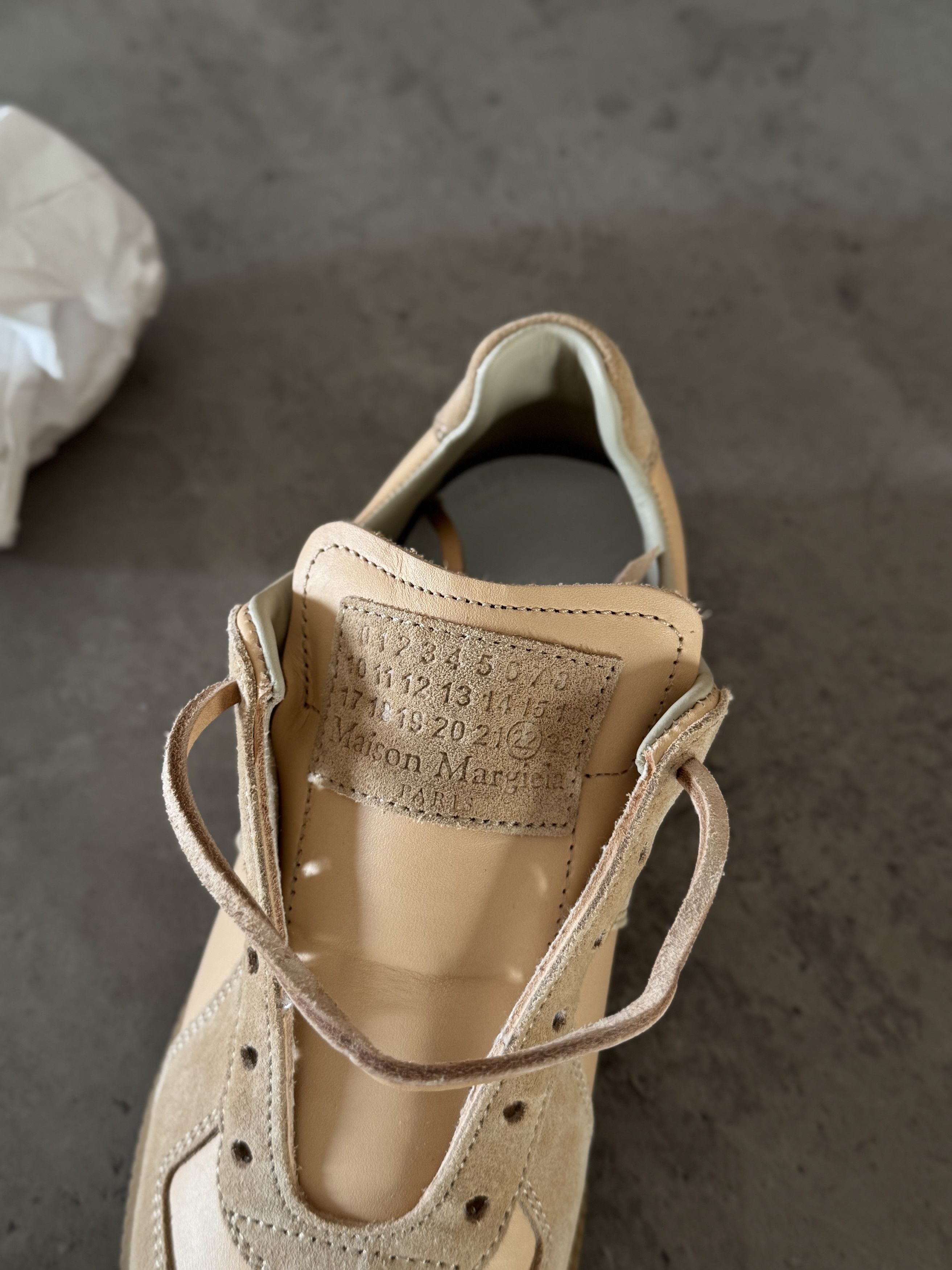 Maison Margiela maison margiela replica gat sneakers | peach Size US 5 / IT 35 - 7 Thumbnail