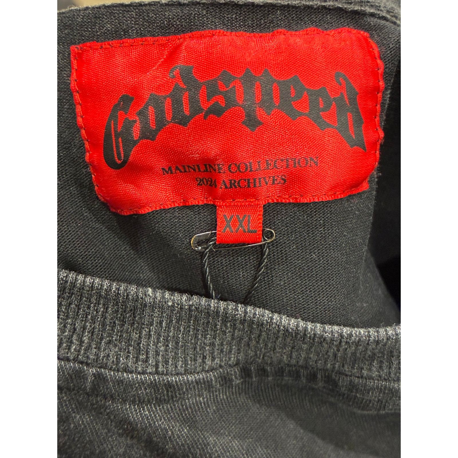 Godspeed Godspeed ' Matrix Glitch' Black Wash Long Sleeve Size US XXL / EU 58 / 5 - 2 Thumbnail