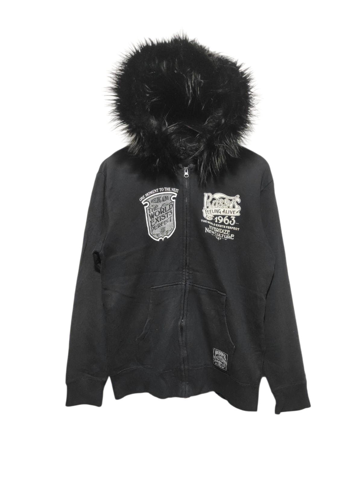 If Six Was Nine Russ-k Zipper Fur Hoodie i6w9 Lgb Style Size US M / EU 48-50 / 2 - 1 Thumbnail