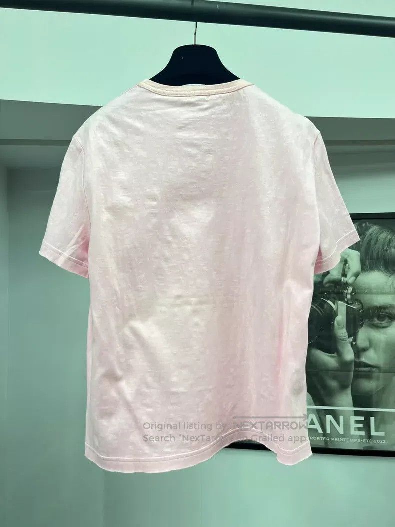 Chanel Chanel Pink hollow letter logo short sleeves Size XXS / US 00 / IT 34 - 3 Thumbnail