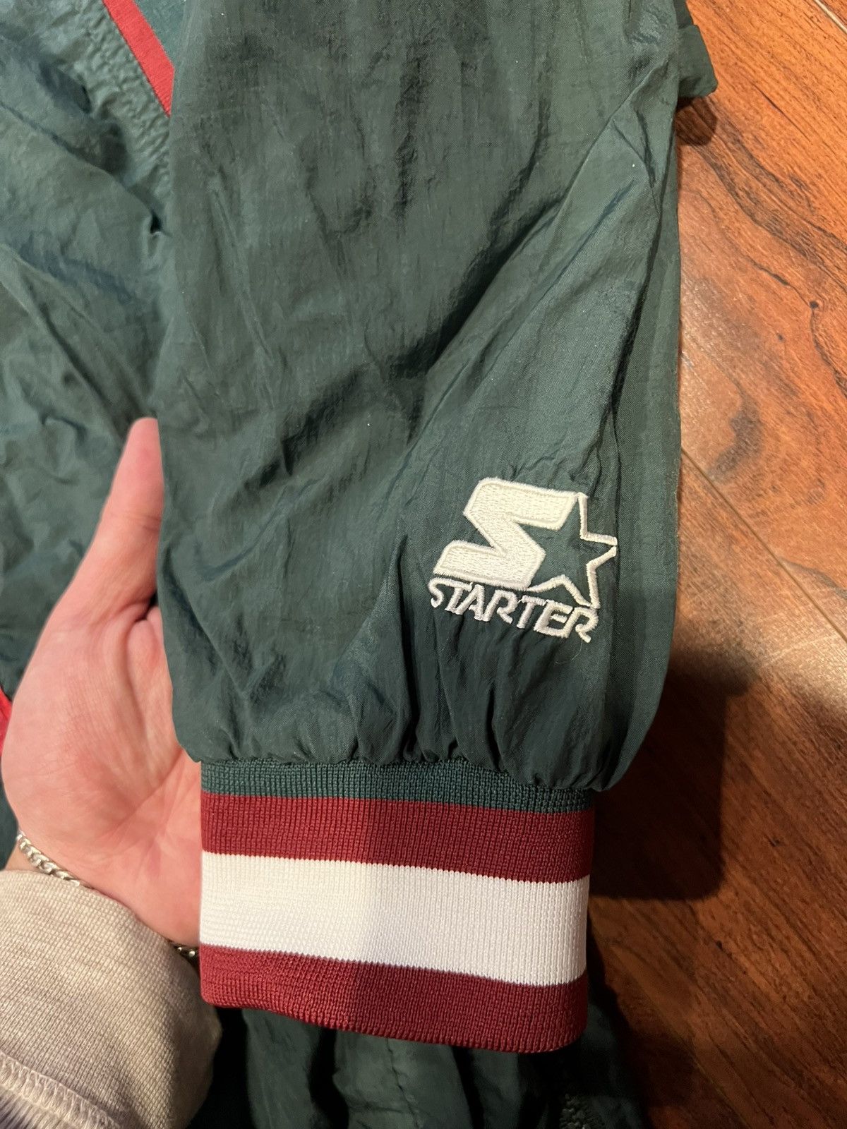 Starter Rare Vintage 90's Seattle Supersonics Starter Windbreaker Size US L / EU 52-54 / 3 - 5 Thumbnail