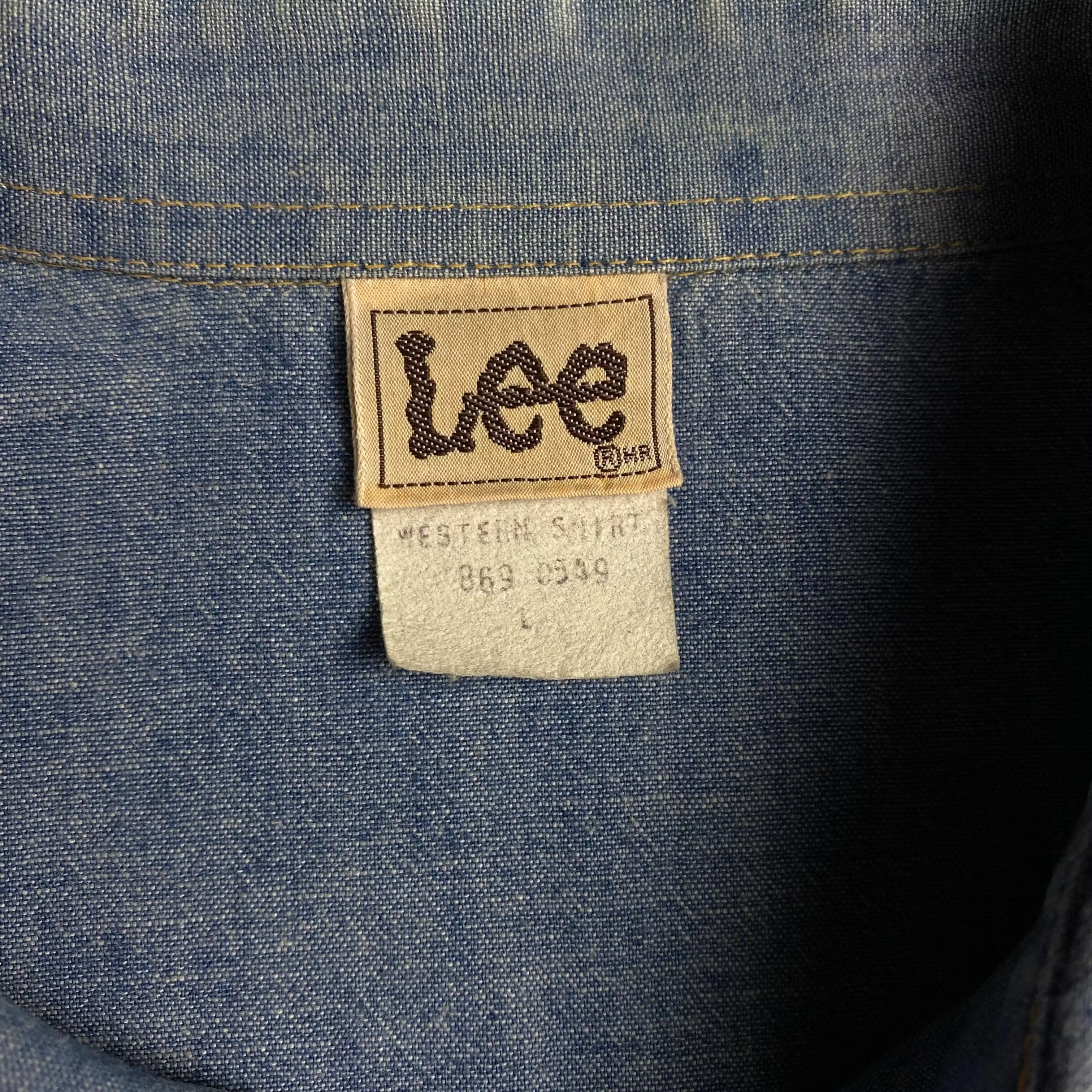 Lee × Vintage Mens Shirt Long Sleeve Lee Vintage Size L Size US L / EU 52-54 / 3 - 4 Thumbnail
