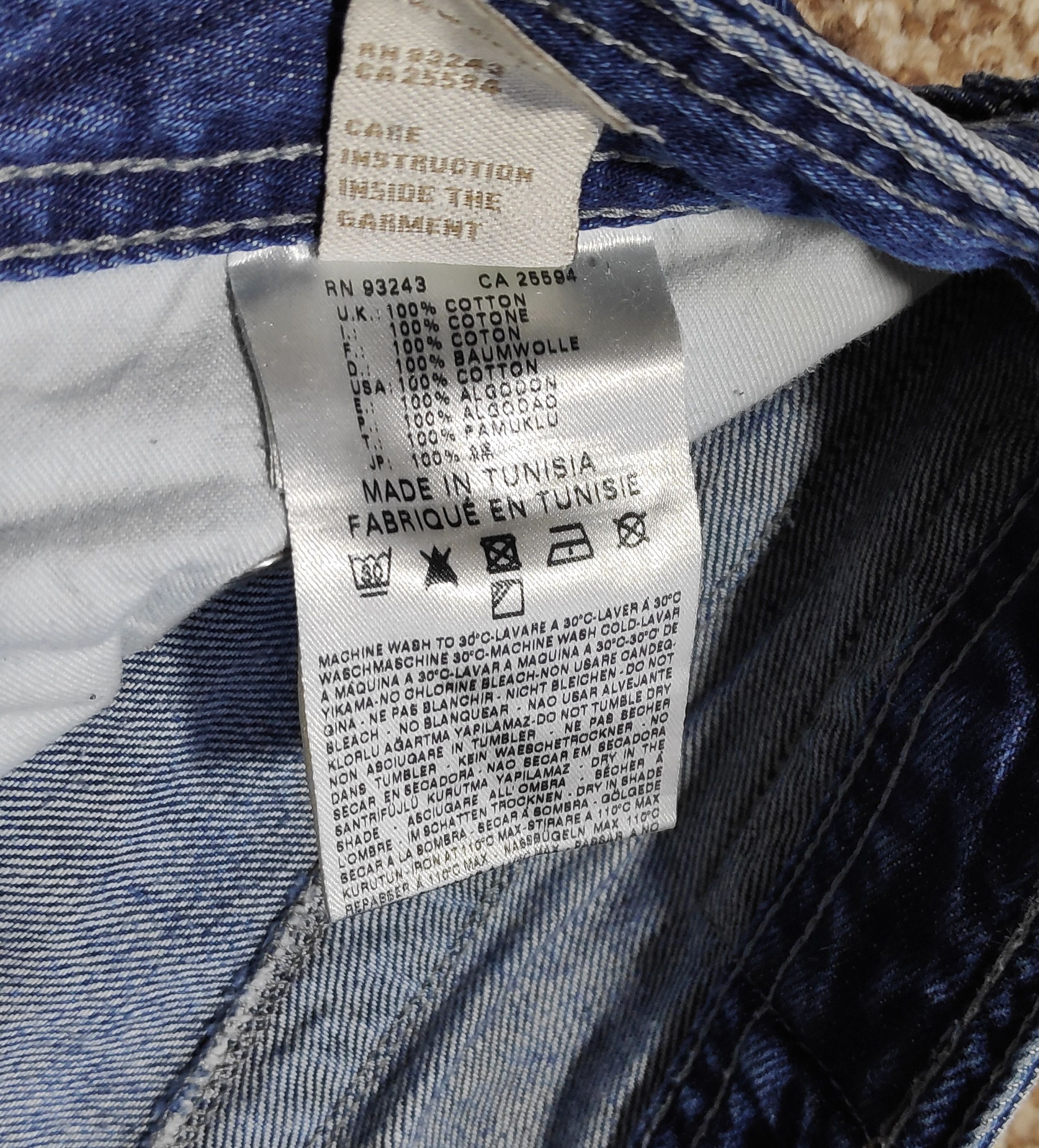 Diesel Diesel Mohawk Logo y2k Vintage Timmen Denim Jeans Straight Size US 34 / EU 50 - 14 Thumbnail