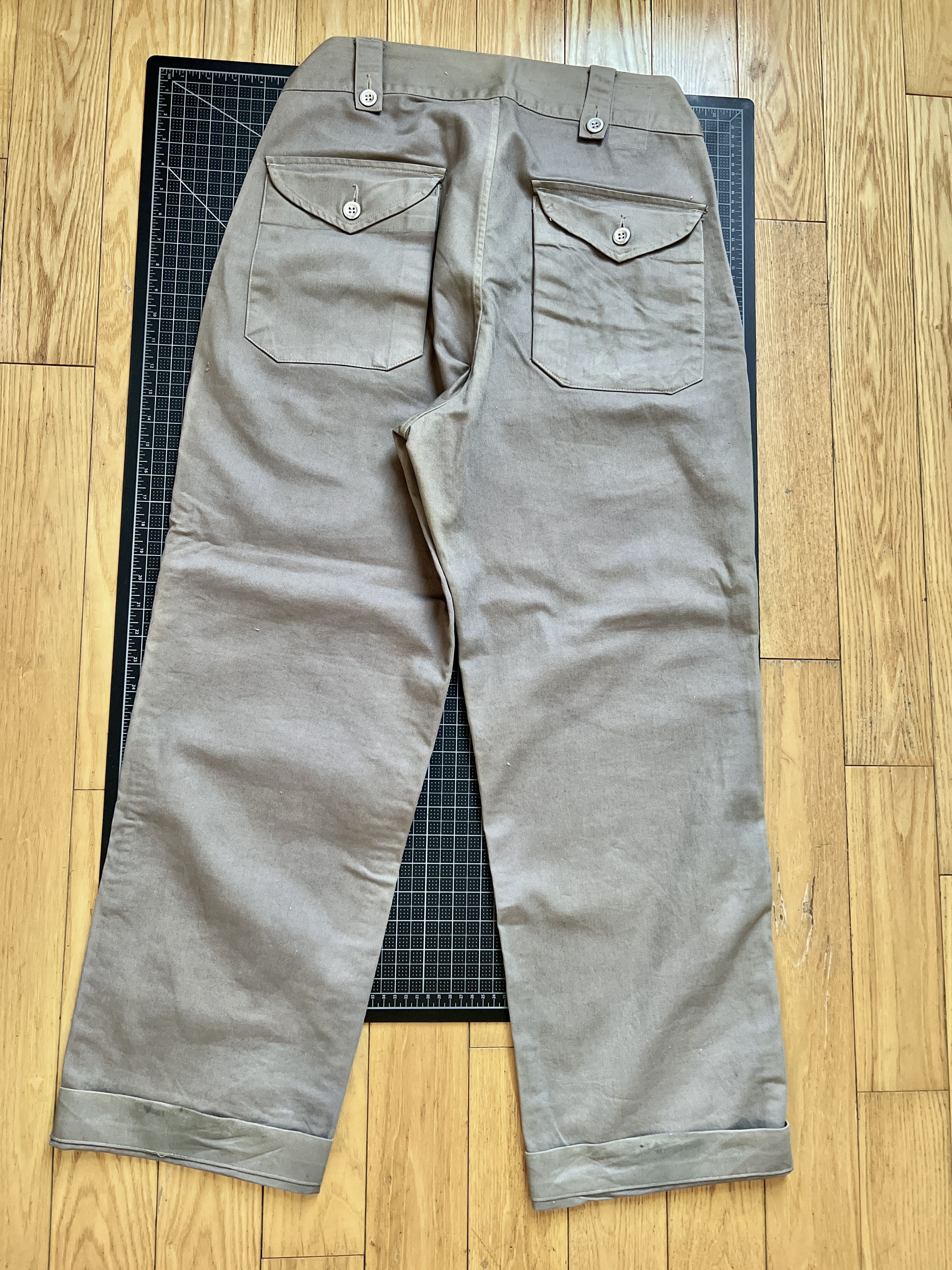 Other Vintage UK Military Trousers Heavily Faded Sz 32-33 Size US 32 / EU 48 - 4 Thumbnail