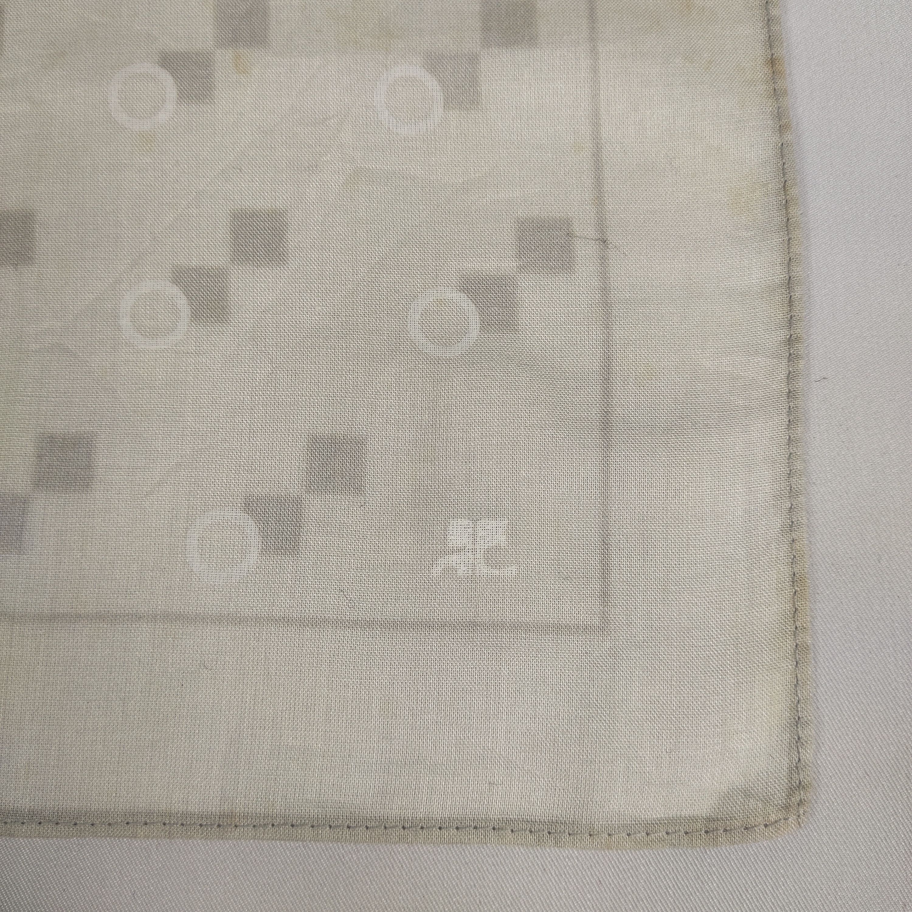Courreges × Vintage Courreges Handkerchief / Neckerchief / Bandana FZ376 Size ONE SIZE - 5 Thumbnail