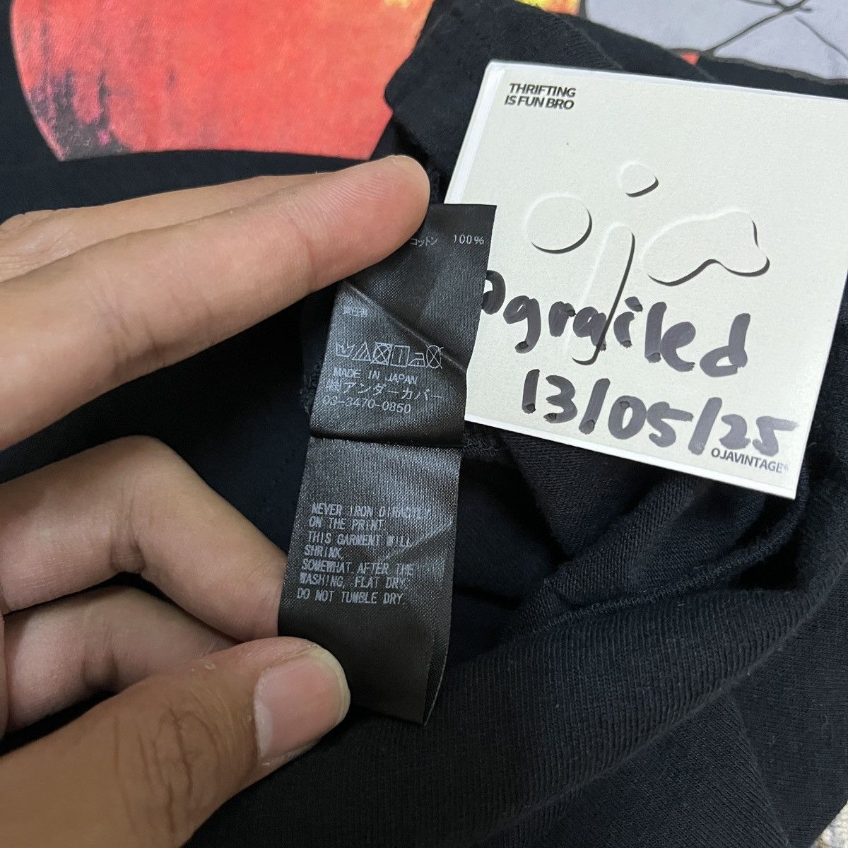 Undercover Undercover AW09 Right Direction S/S Tee Size US S / EU 44-46 / 1 - 7 Thumbnail