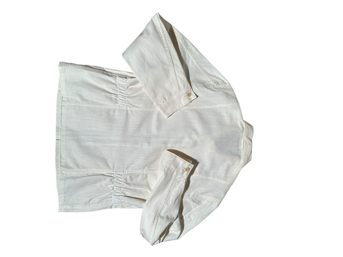 Comme des Garcons Homme Plus COMME des GARÇONS HOMME PLUS AW 2004 Ivory Hemp Work Jacket Size US M / EU 48-50 / 2 - 2 Thumbnail