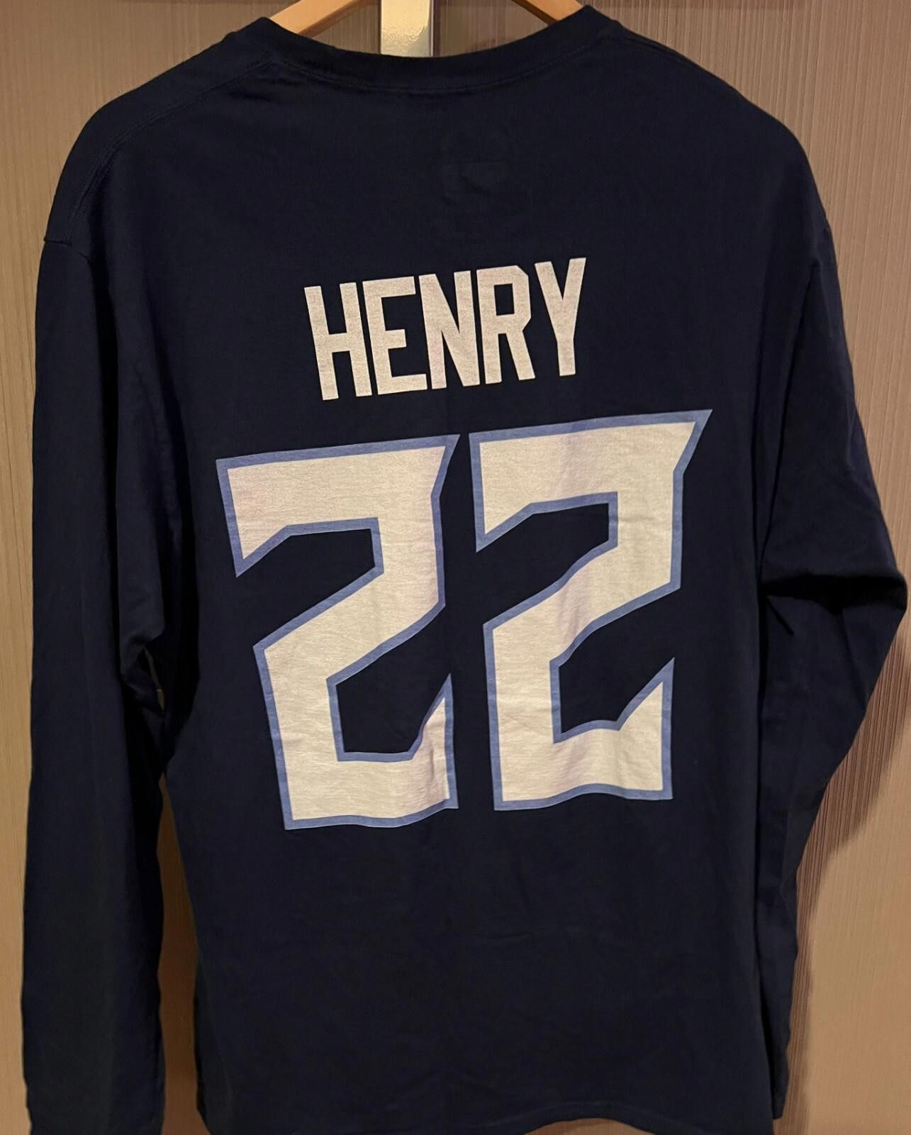 Other Tennessee Titans Blue Tee Fanatics Men sz L Derrick Henry Size US L / EU 52-54 / 3 - 4 Thumbnail