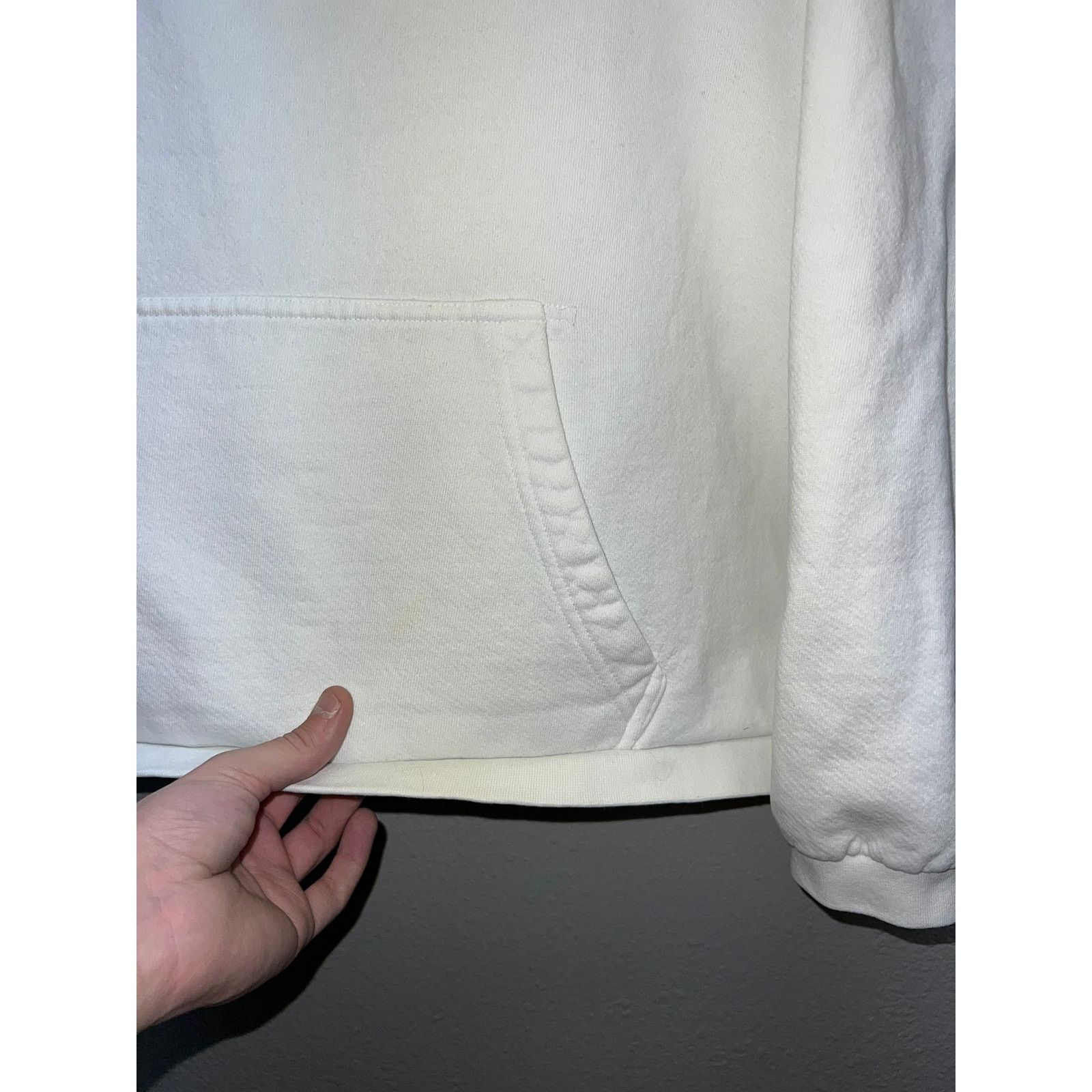 Nike Womens Nike White Hoodie Outerwear Jacket Nike Vintage XL Size XL / US 12-14 / IT 48-50 - 5 Thumbnail