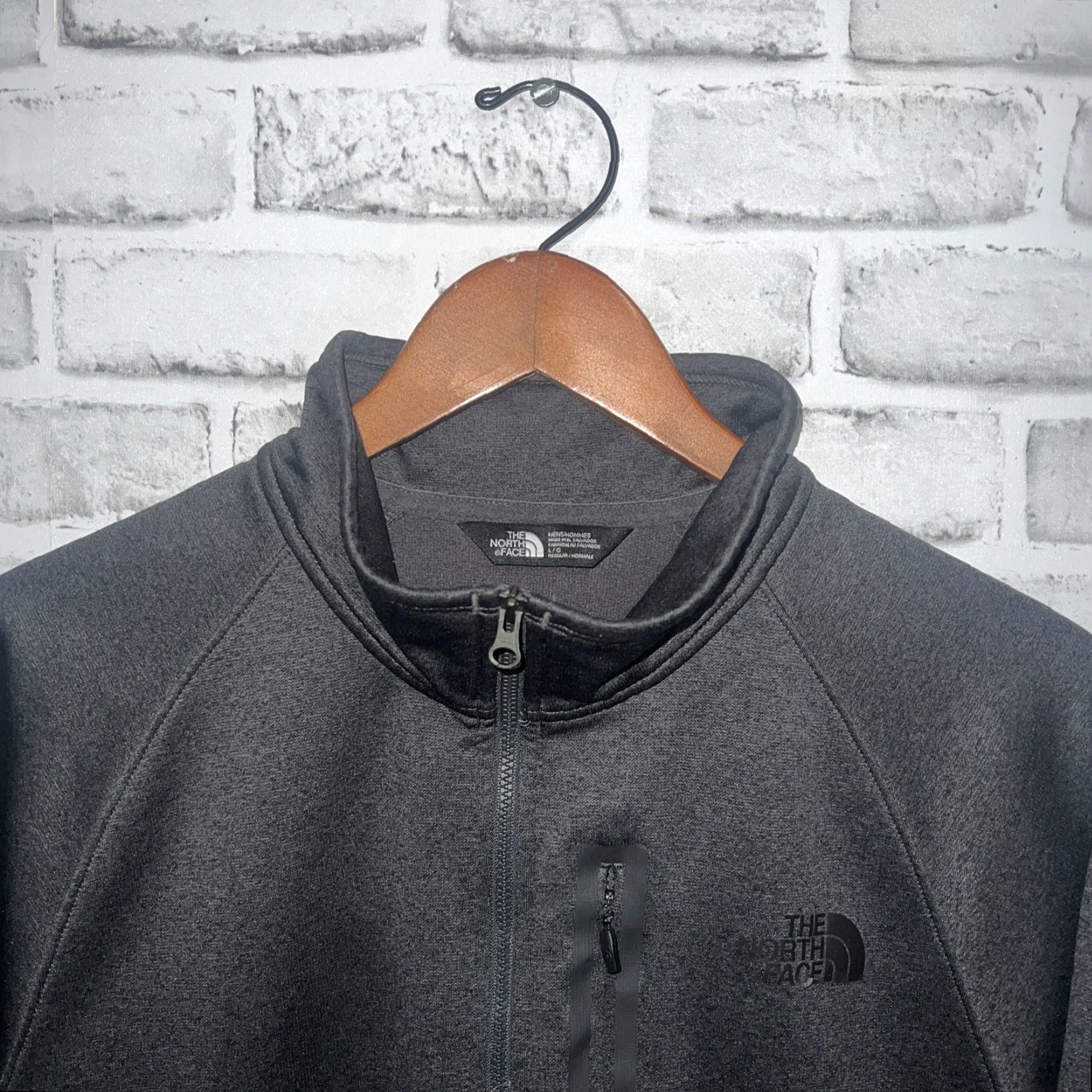 The North Face The North Face Gray Half Zip Pullover Sweatshirt Mens L Size US L / EU 52-54 / 3 - 2 Thumbnail
