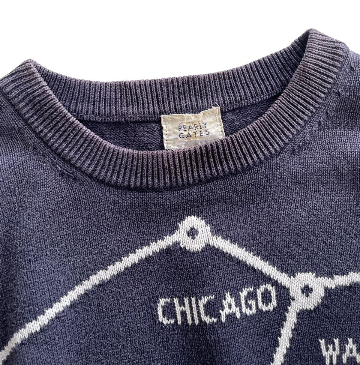 Vintage 90s Pearly Gates Sunfaded Knitted Pullover Sweater Size US L / EU 52-54 / 3 - 7 Thumbnail