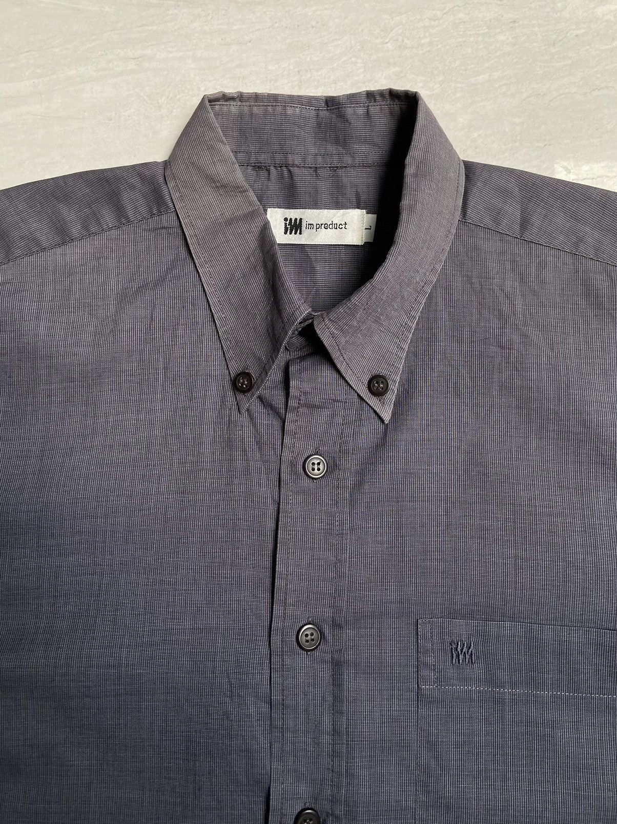 Issey Miyake Issey Miyake IM Product Grey Shirt Size US L / EU 52-54 / 3 - 4 Thumbnail