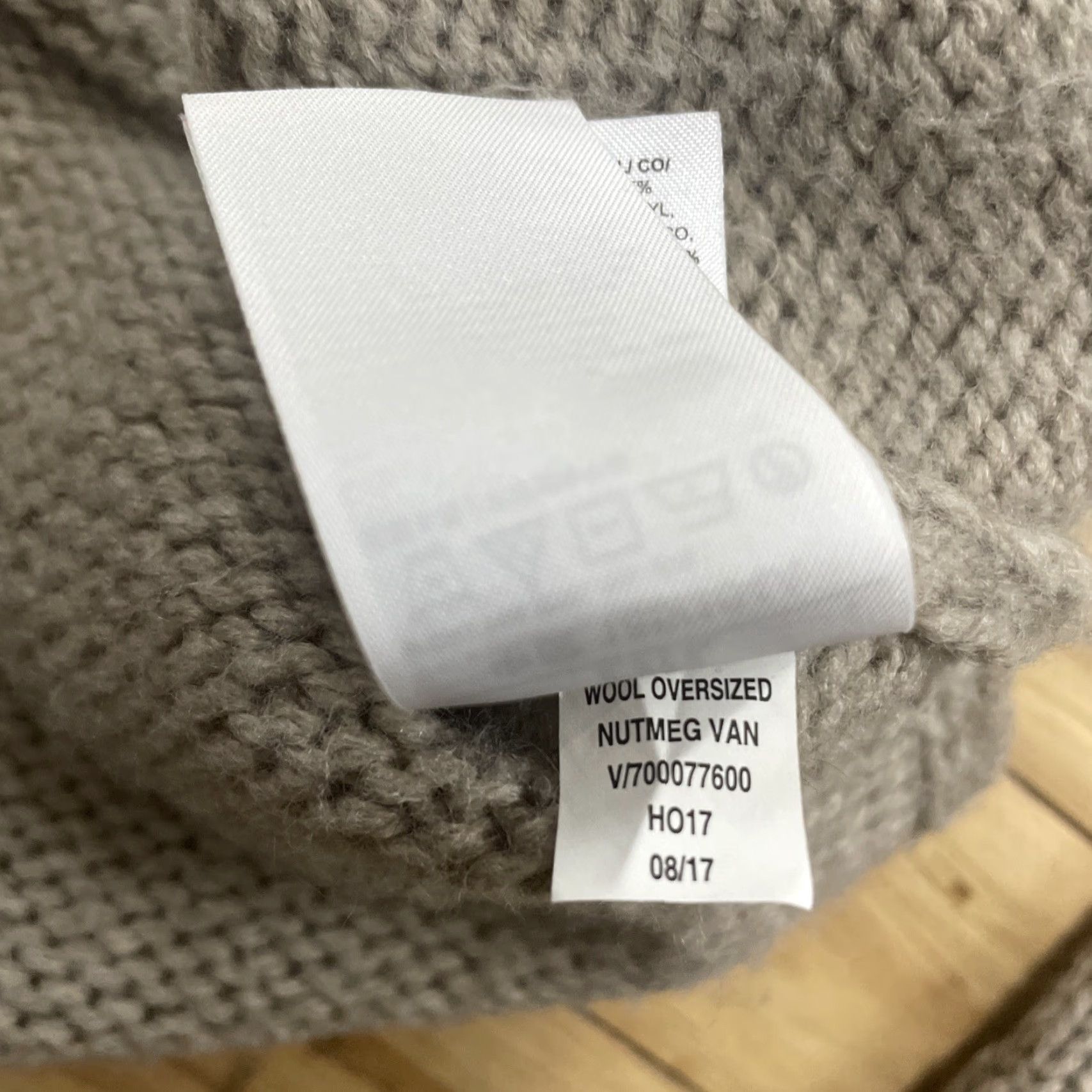 Gap VINTAGE Gap wool textured knit sweater Men L Beige Nutmeg Old Money Capsule layer Pullover Knit Crew Neck Long Sleeve Regular Wool/Nylon Casual Mens Size US L / EU 52-54 / 3 - 7 Thumbnail
