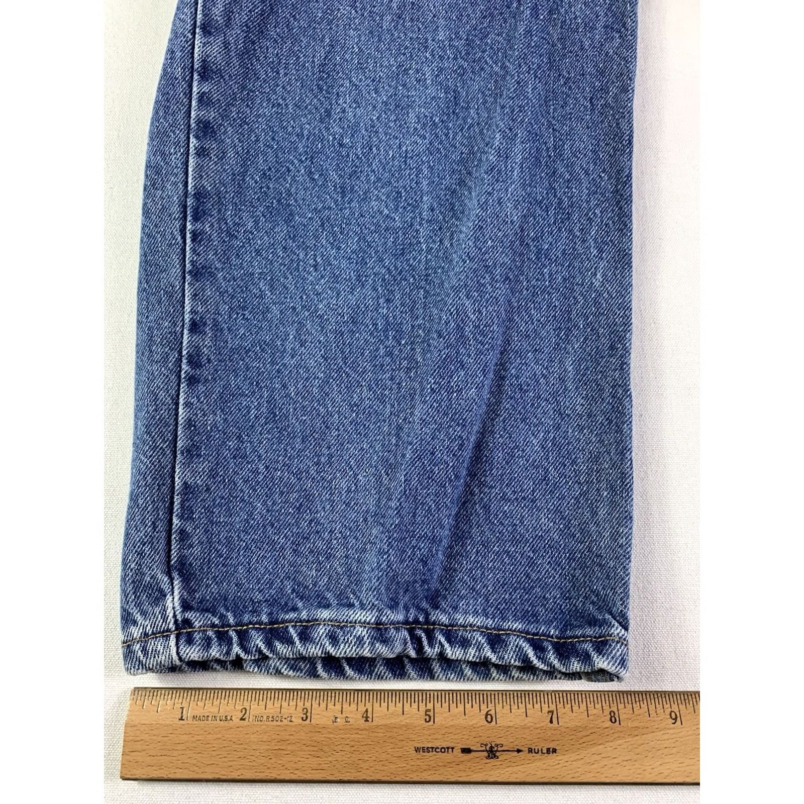 Levi's VTG Y2K Levi’s Relaxed Straight Leg Jeans Blue Made in Mexico 40x32 38x32 Size US 38 / EU 54 - 6 Thumbnail