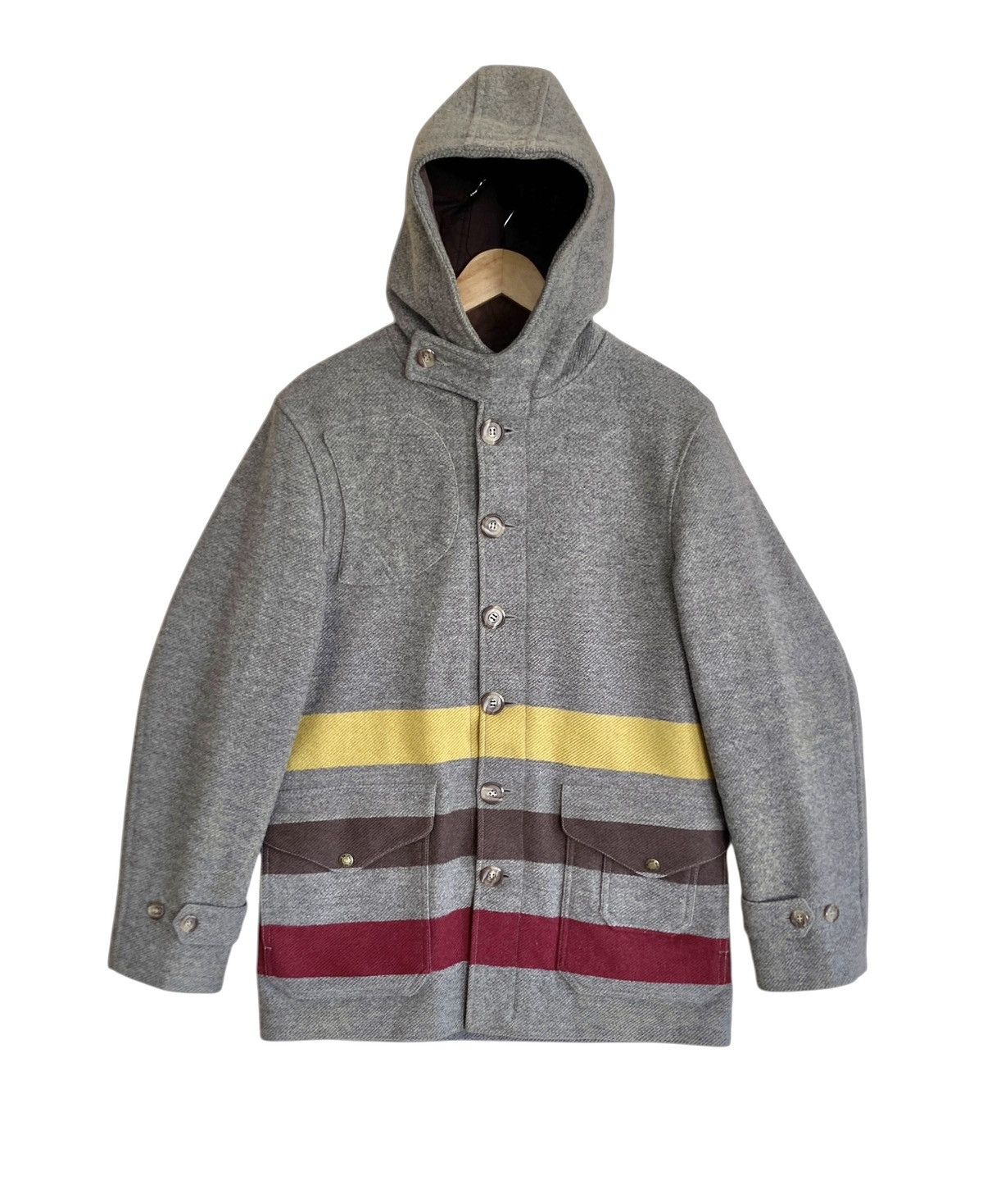 Filson Very Rare Vintage Filson Mackinaw Wool Hoodie Jacket 1980s Size US M / EU 48-50 / 2 - 1 Thumbnail