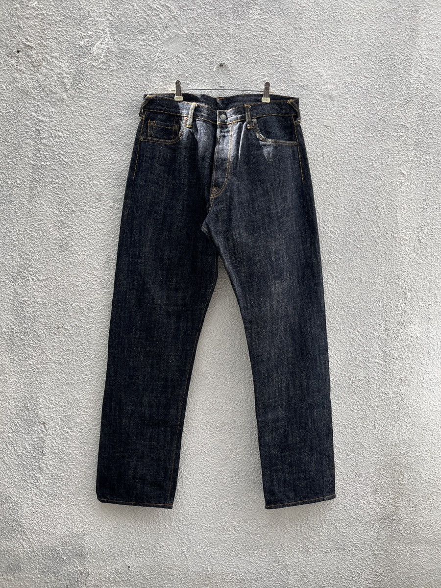 Evisu 2000’s Evisu Brushstroke Daicock Selvedge Jeans Size US 34 / EU 50 - 8 Thumbnail