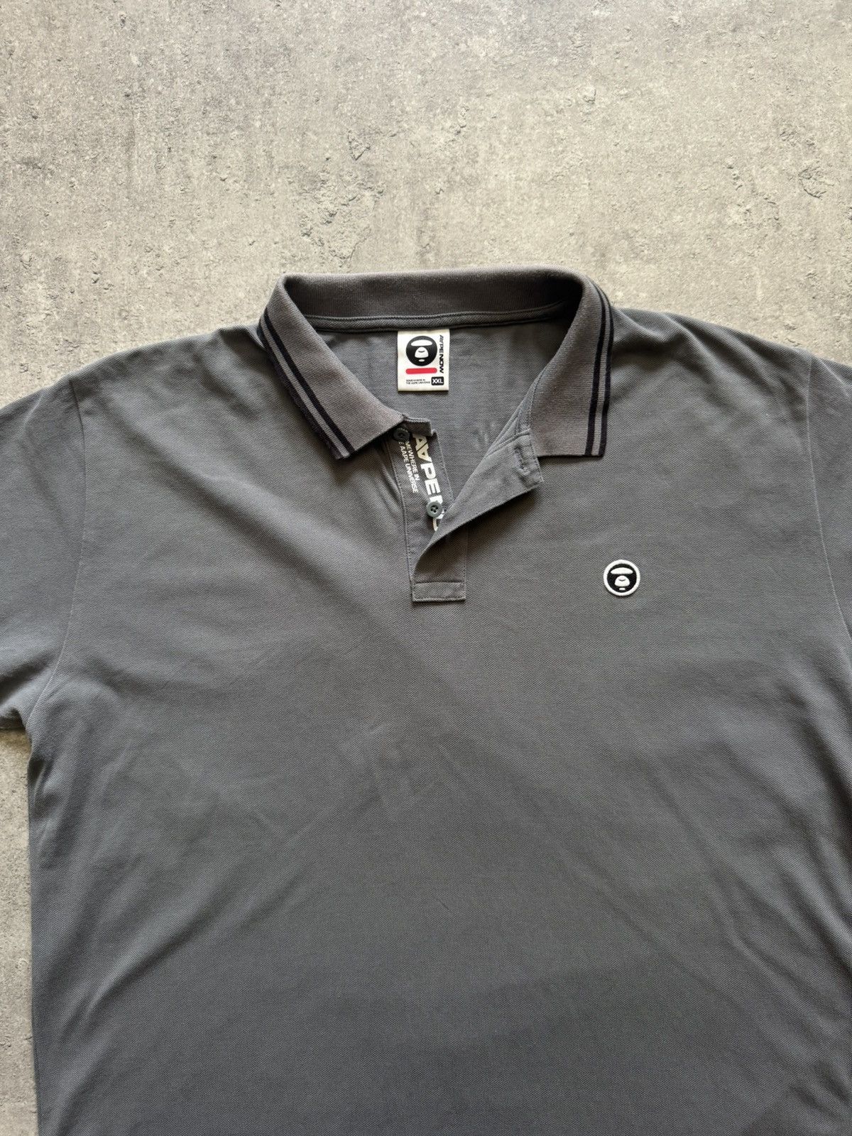 Aape Aape By A Bathig Ape Polo Shirt Size US XXL / EU 58 / 5 - 4 Thumbnail
