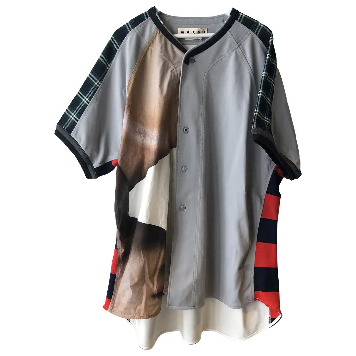 Marni Marni Oversize Baseball Shirt from SS19, runaway piece Size US M / EU 48-50 / 2 - 1 Thumbnail