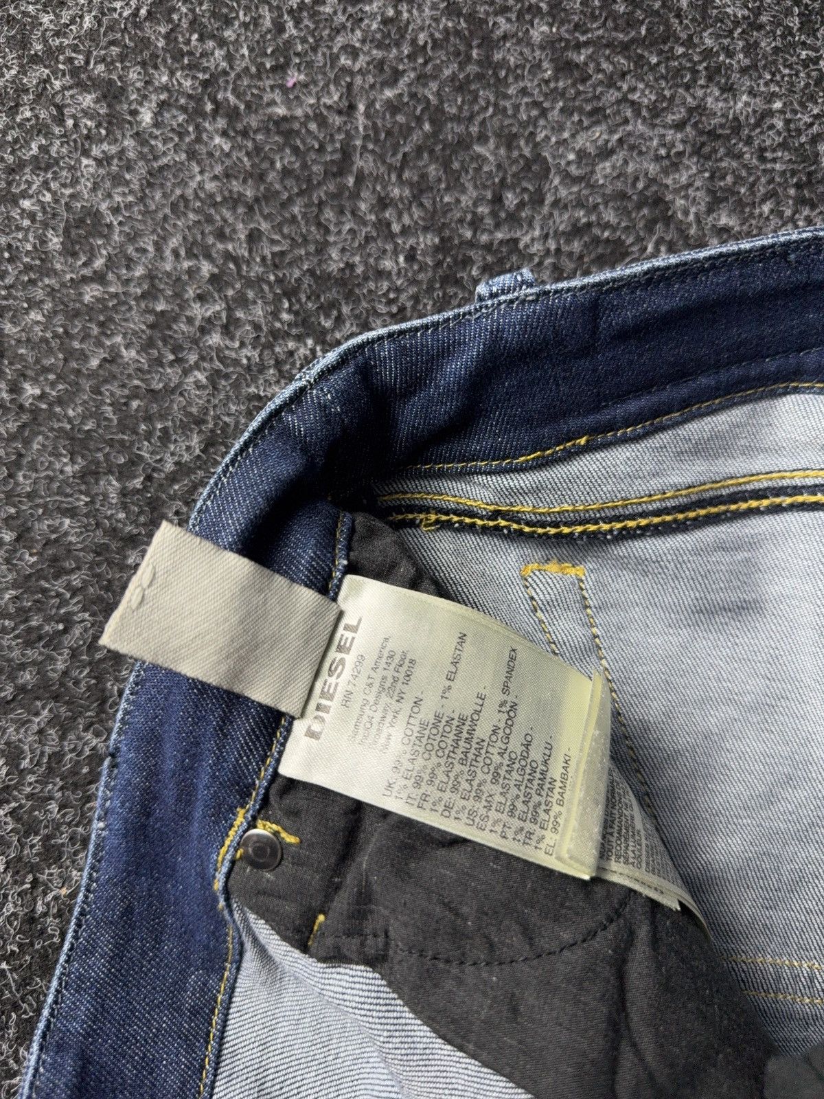 Diesel Luxury Retro Diesel Grupeen J Us Skinny denim pants Size 29" - 11 Thumbnail