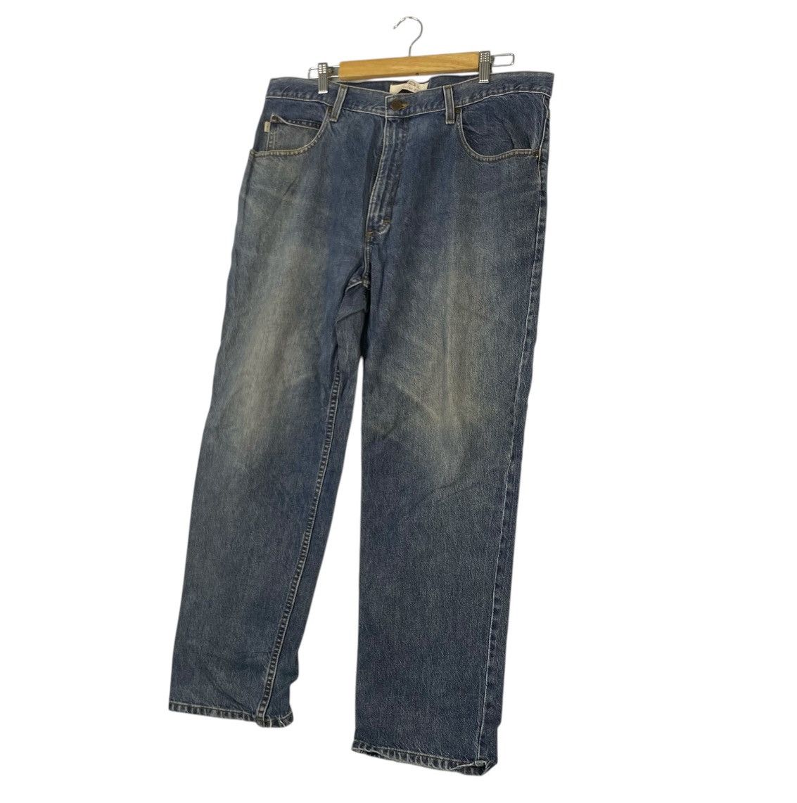 Designer × Vintage Vintage LL Bean Double Jeans Vtg Comfort Waist Outdoor Vtg Size US 38 / EU 54 - 4 Thumbnail