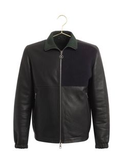 Jackets Mob Mens Louis Vuitton Monogram Down Leather Jacket - Replica - Female - Black - 3XL