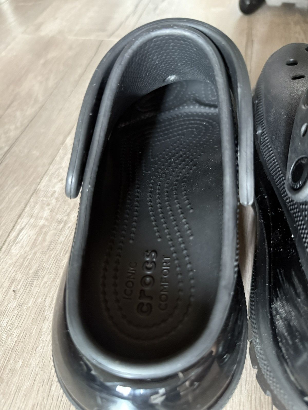 Crocs Glossy Ink Platform Crocs Size US 7 / IT 37 - 8 Thumbnail