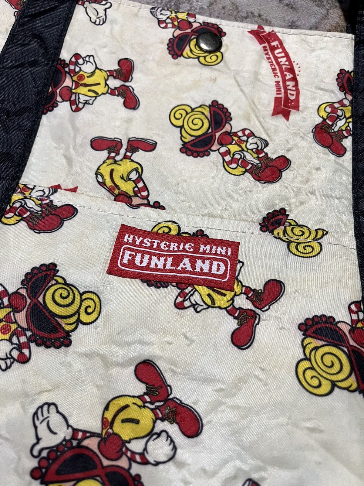 Hysteric Glamour × Japanese Brand Hysteric Glamour Funland Full Print Tote bag Japan 🇯🇵 Size ONE SIZE - 4 Thumbnail
