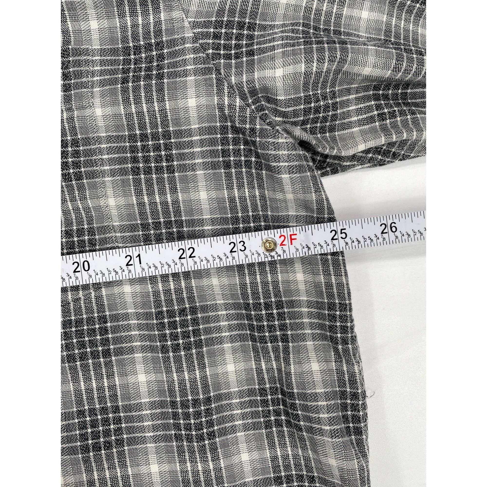 DKNY DKNY SKU 7645 Mens Gray Plaid Long Sleeve Button Down Shirt Size US XL / EU 56 / 4 - 4 Thumbnail