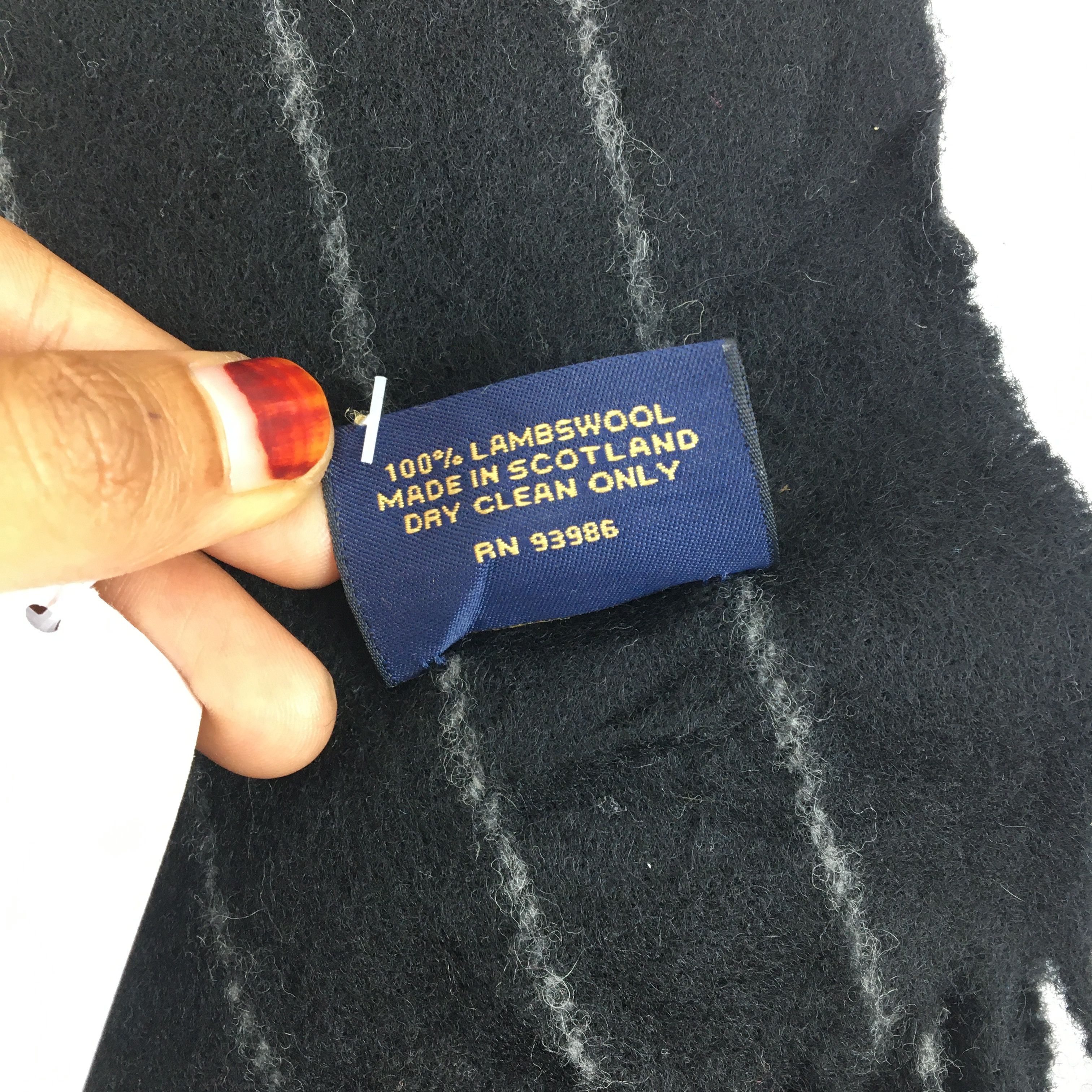 Brooks Brothers Vintage Brooks Brothers Scarf Muffler Wool Cashmere Scarves Size ONE SIZE - 5 Thumbnail