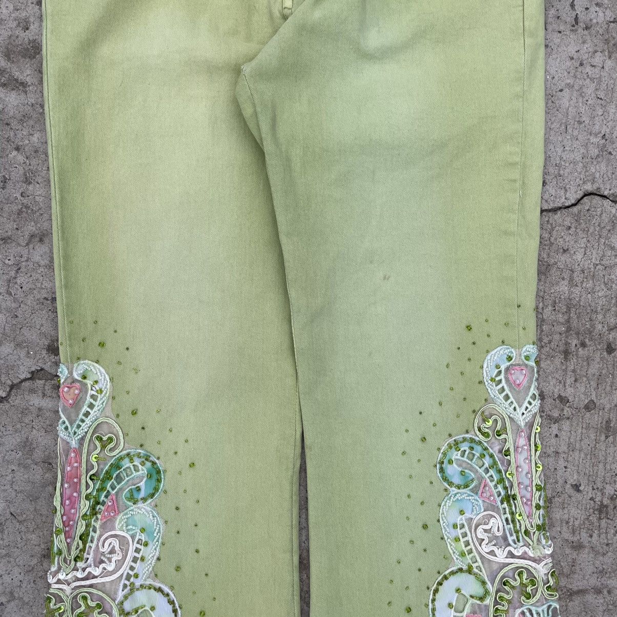 Italic VTG Custom Very Rare Italia Farfalla Rosso Paris Siz M Jeans Size 30" / US 8 / IT 44 - 4 Thumbnail