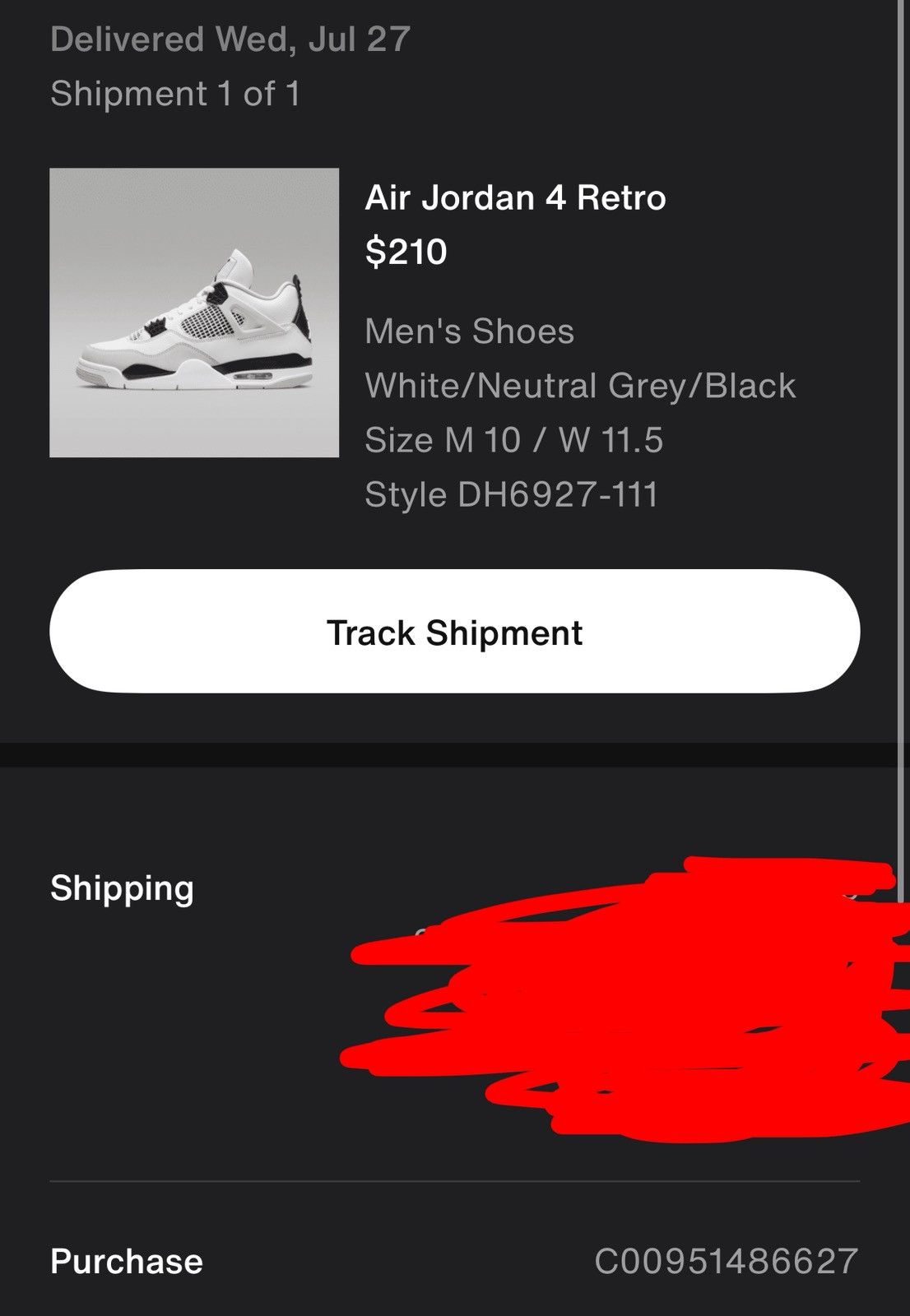 Jordan Brand Air Jordan 4 Military Black Size US 10 / EU 43 - 7 Thumbnail