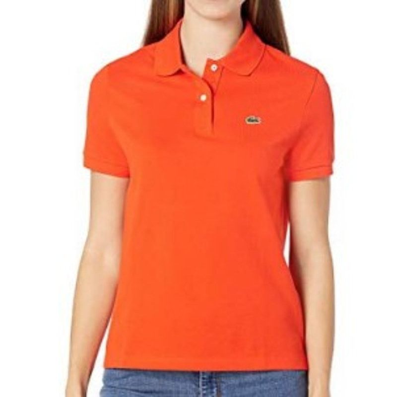 Lacoste Lacoste Women's Classic Fit Petit Piqu Polo Corrida, 6 Size M / US 6-8 / IT 42-44 - 1 Thumbnail