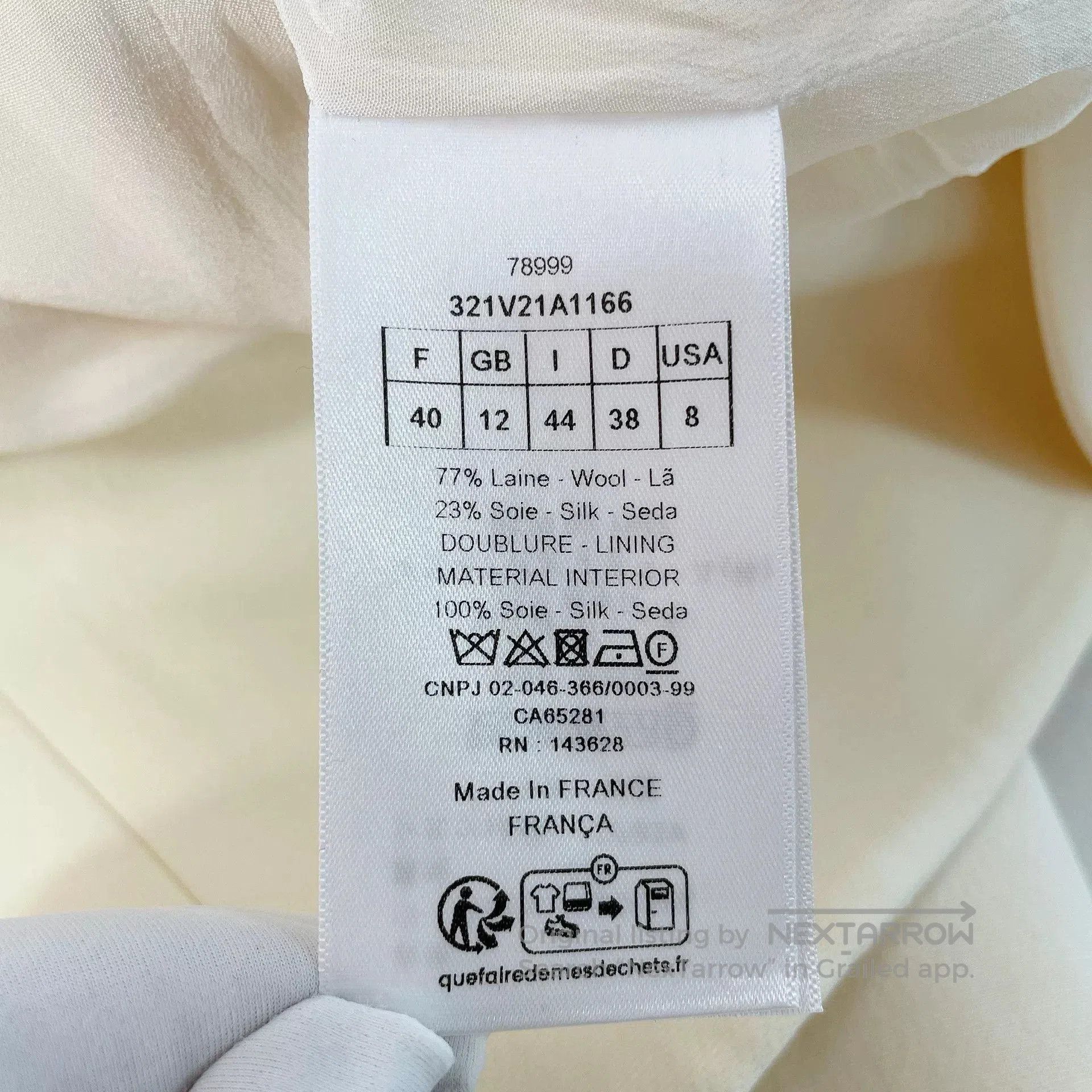 Dior Dior White Long Sleeve Top. Size US M / EU 48-50 / 2 - 7 Thumbnail