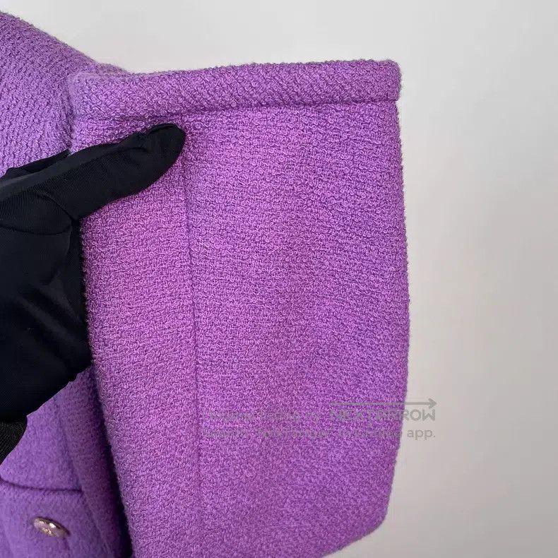 Chanel Chanel Purple coat Size XS / US 0-2 / IT 36-38 - 9 Thumbnail