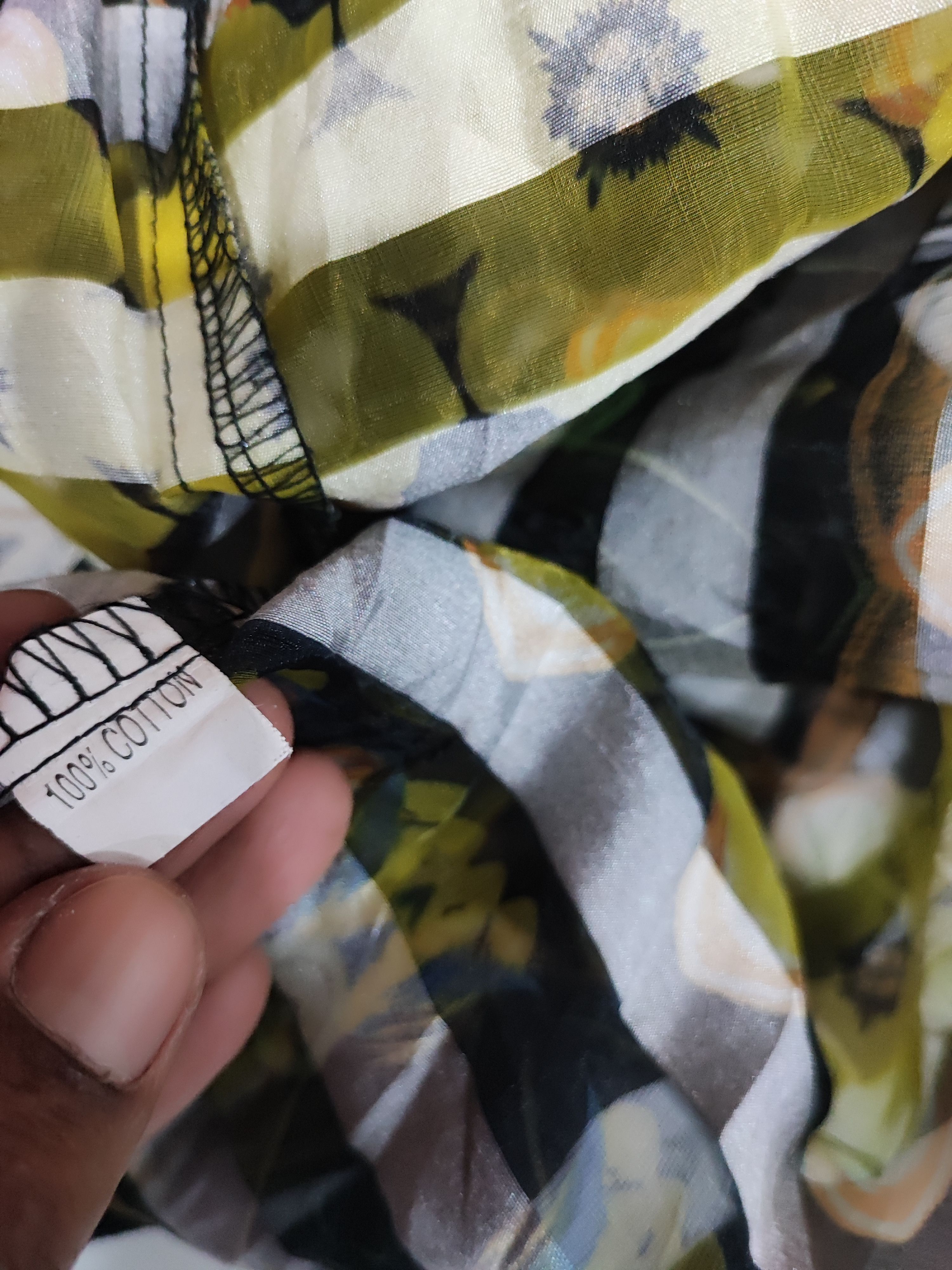 Japanese Brand CHRIS & VENUS TRANSPARENT PRINTED SHIRT Size S / US 4 / IT 40 - 18 Thumbnail