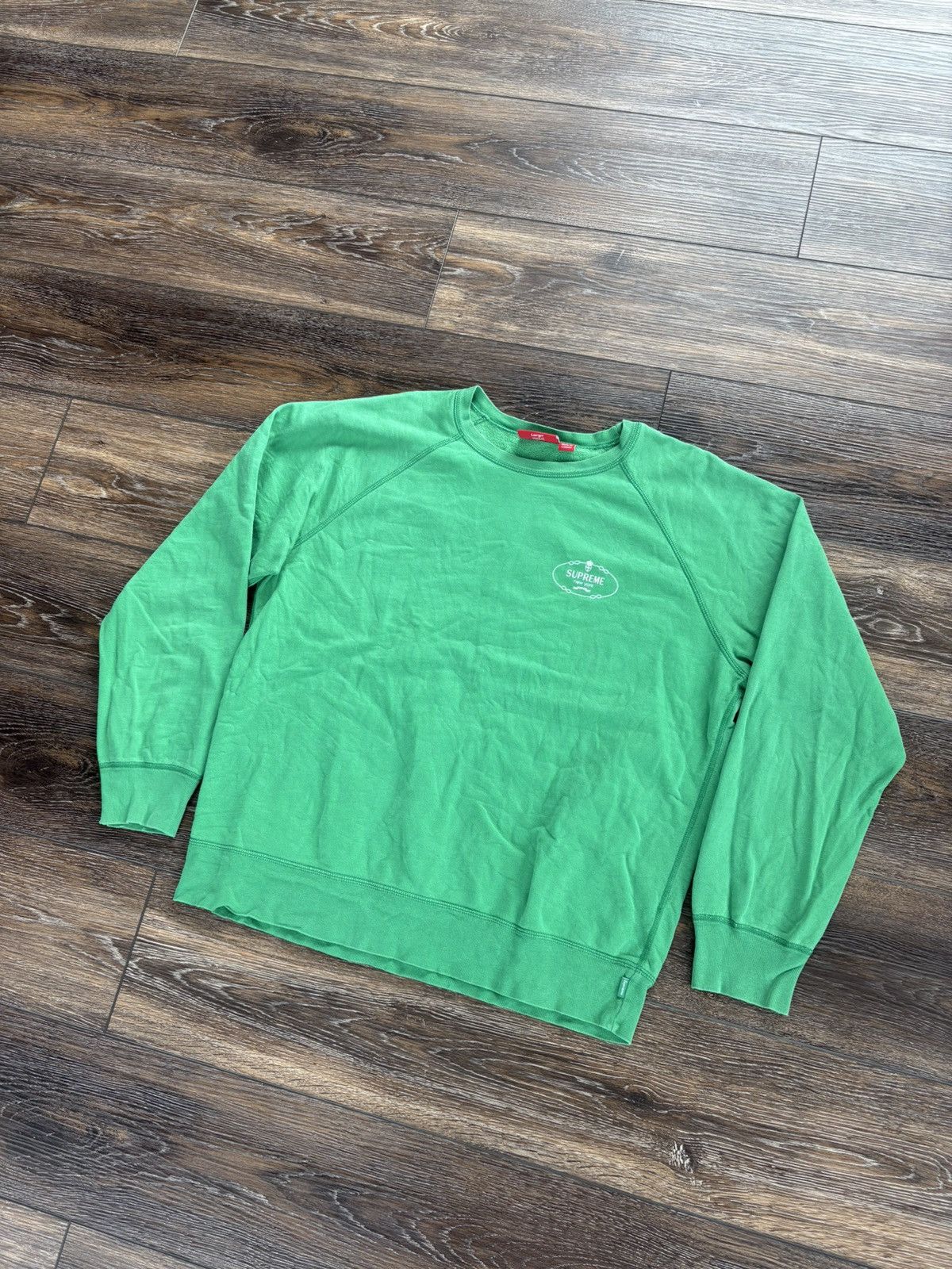 Supreme Supreme Harlem Crewneck SS12 Green Size US L / EU 52-54 / 3 - 2 Thumbnail