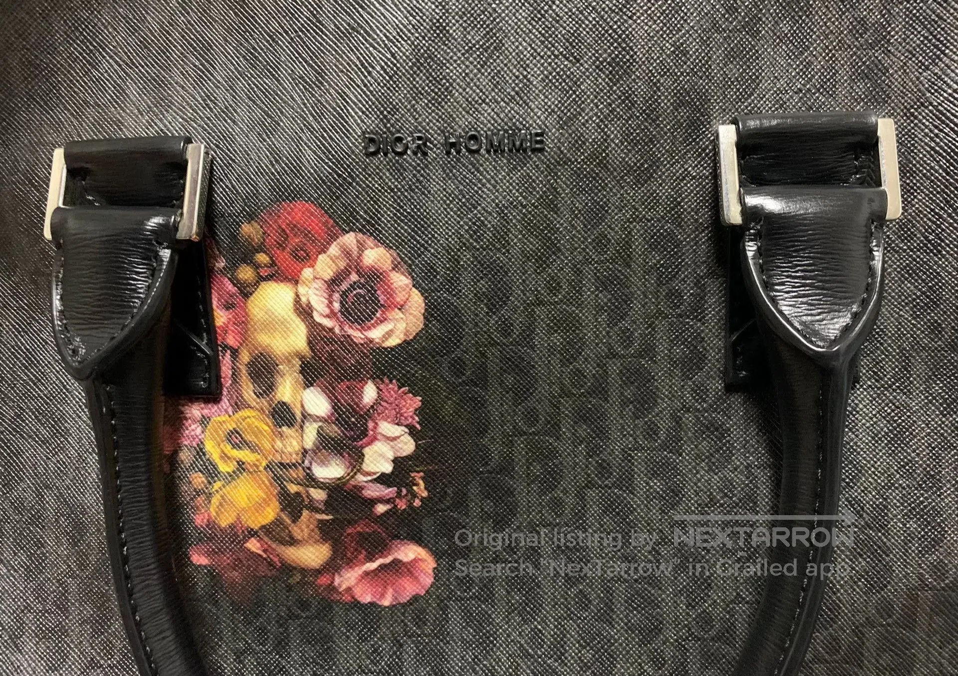Dior Dior Homme Floral Skull Tote Bag. Size ONE SIZE - 5 Thumbnail
