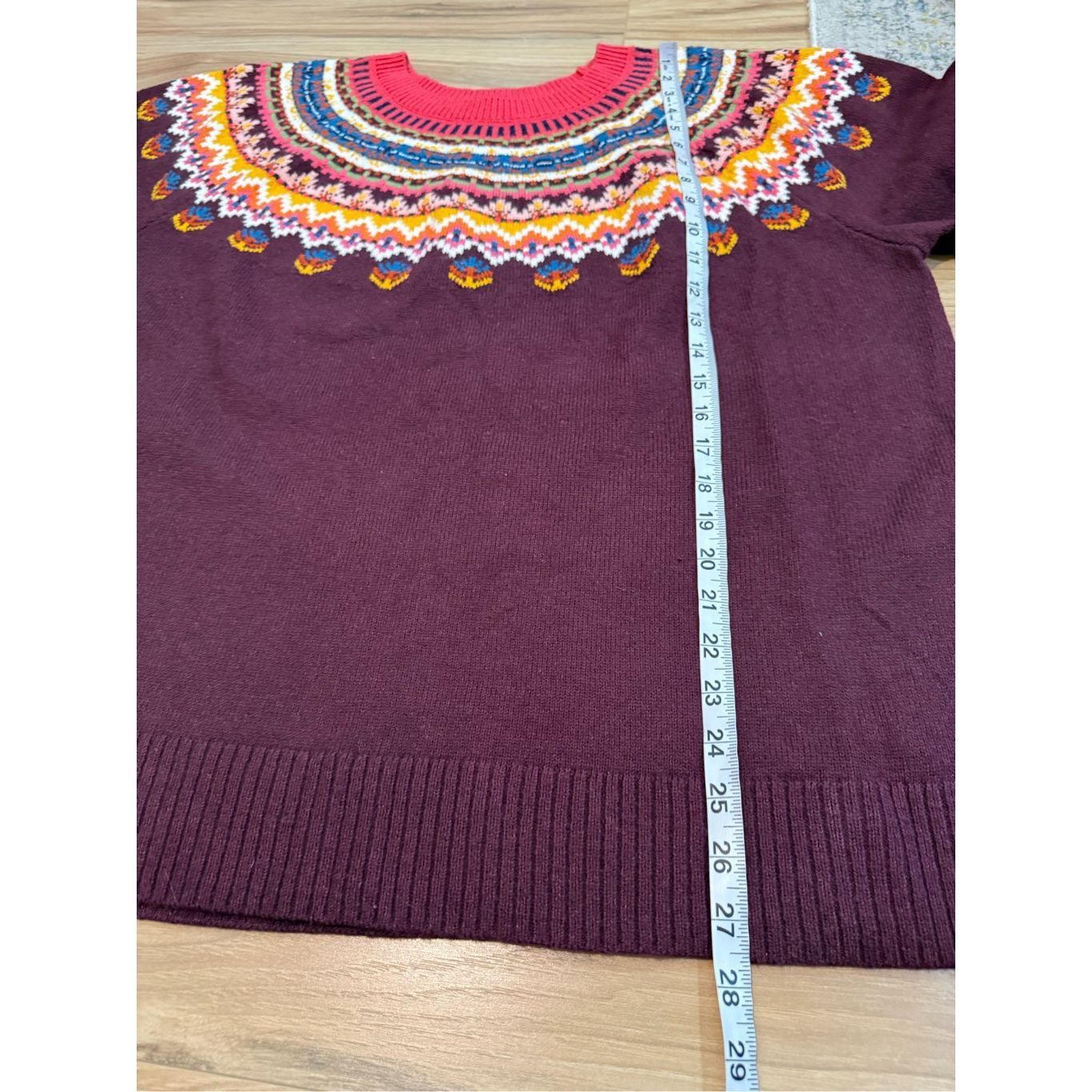 Other Talbots fair isle crew neck sweater Plus size 3X petite Size 4XL / US 24-26 - 7 Thumbnail