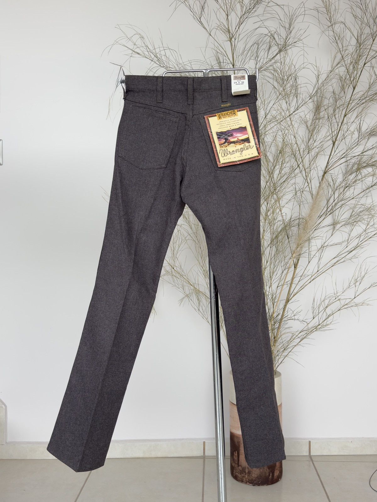 Wrangler Wrangler Wrancher Dress Jeans Brown 29x32 USA Made Vintage Size US 29 - 2 Thumbnail