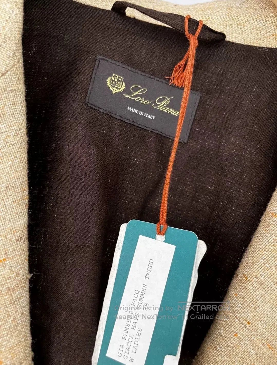 Loro Piana Loro Piana Women's Cotton Linen Coat. Size US S / EU 44-46 / 1 - 7 Thumbnail