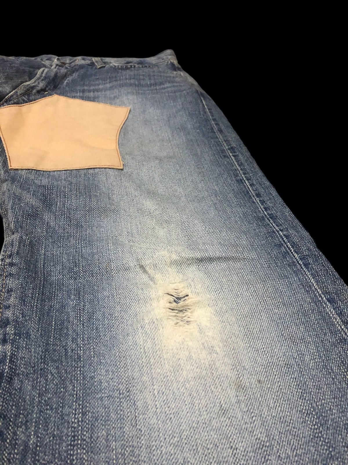 Edwin × Vintage EDWIN VINTAGE SELVEDGE DISTRESSED DENIM Size US 32 / EU 48 - 6 Thumbnail