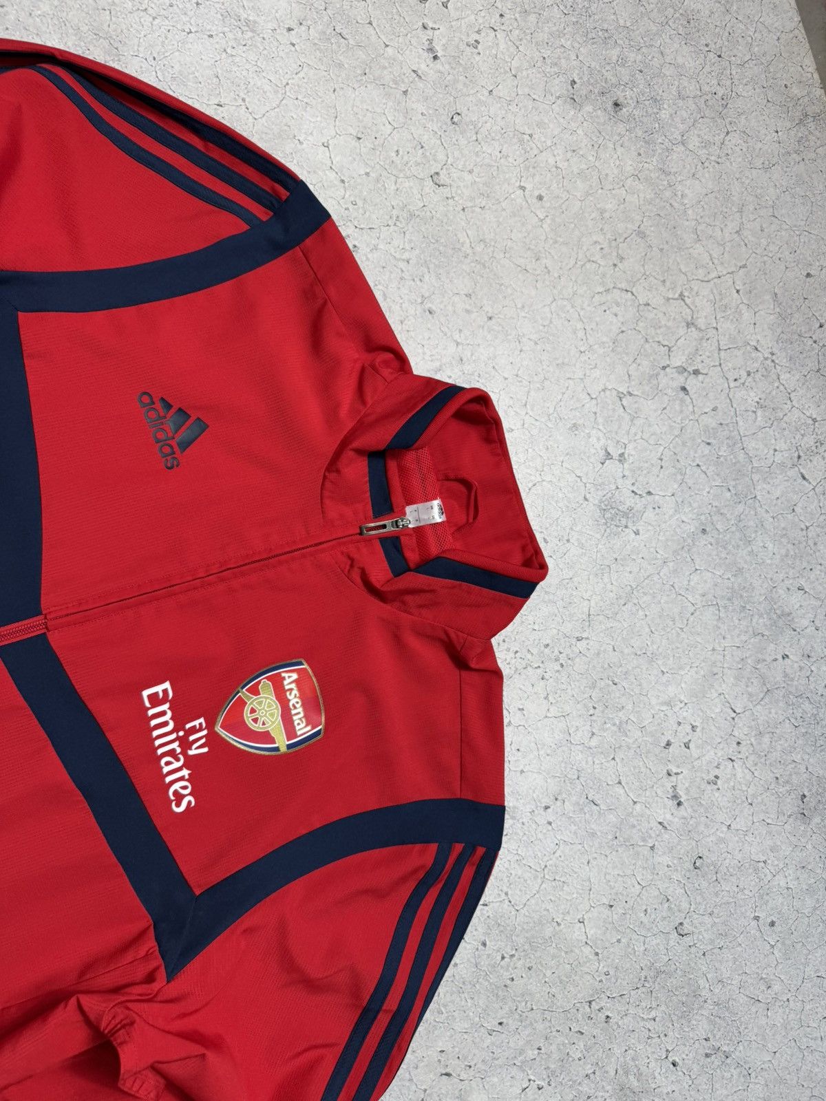 Adidas Adidas FC Arsenal Full Zip Nylon Jacket Football Size L Size US L / EU 52-54 / 3 - 5 Thumbnail