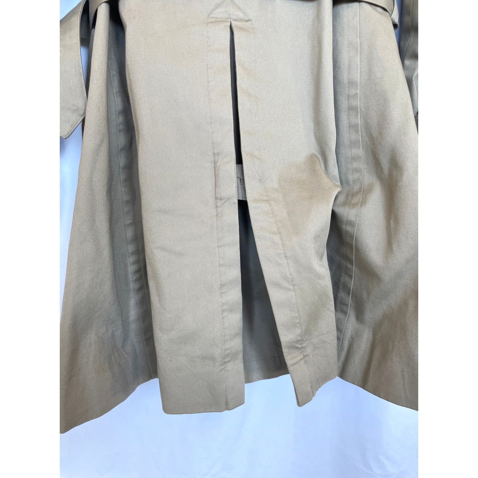 Paul & Joe Paul and Joe Short Khaki Gabardine Trench Coat, US 10, FR 42 Size L / US 10 / IT 46 - 5 Thumbnail