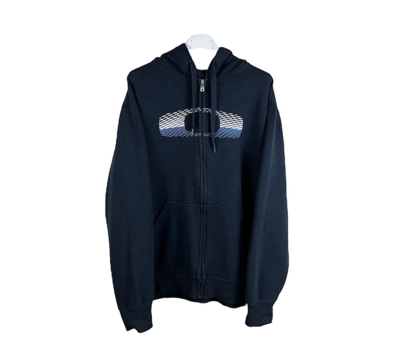 Oakley × Vintage Vintage Oakley y2k zip hoodie sweatshirt big logo elipse Size US L / EU 52-54 / 3 - 2 Thumbnail